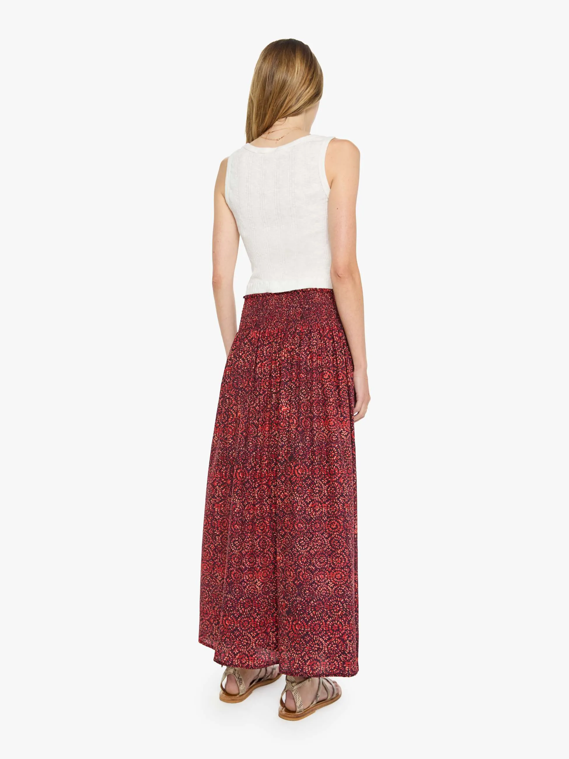Natalie Martin Bella Skirt - Sunburst Poppy sold by MOTHER product image thumbnail 4
