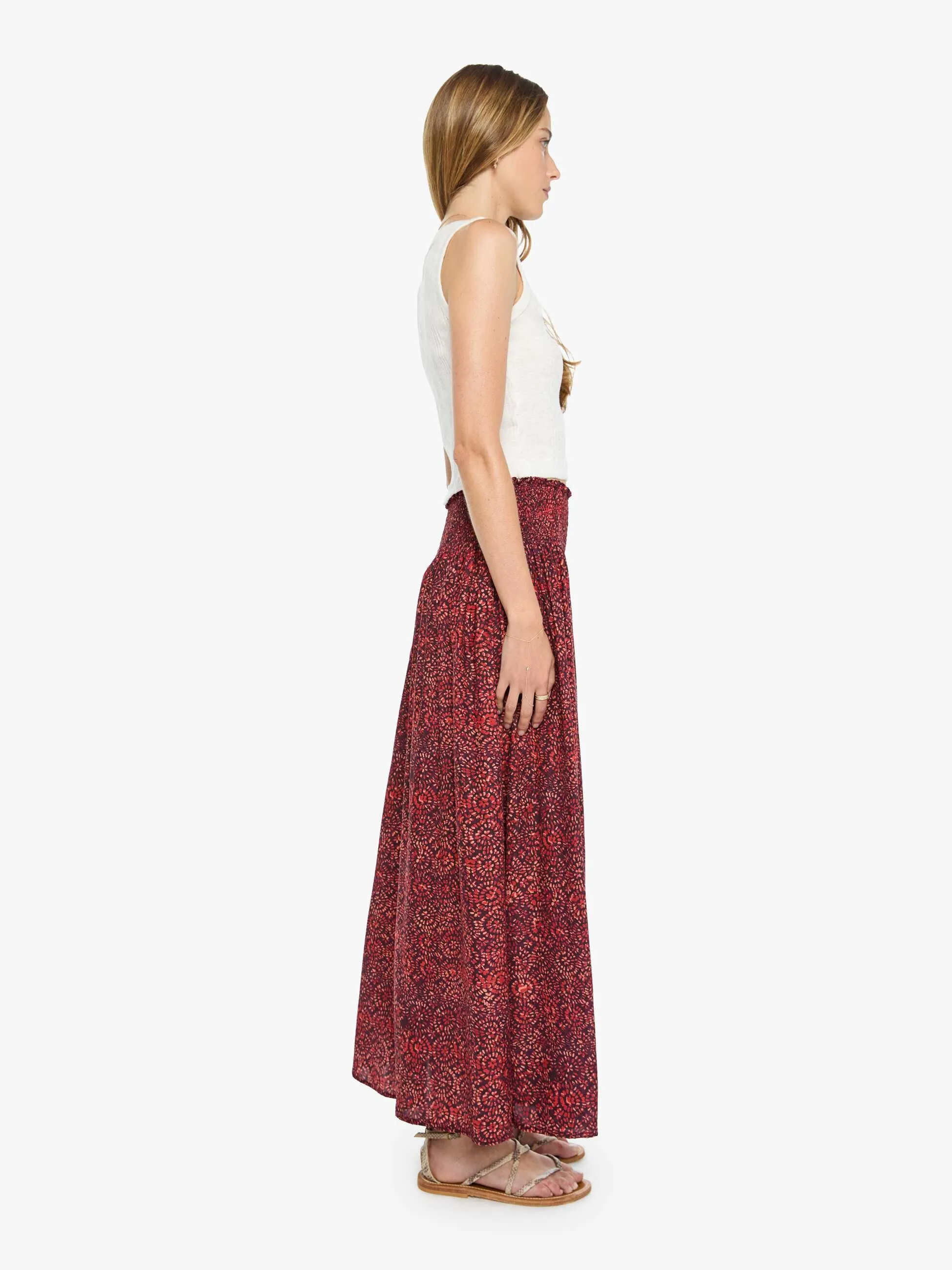 Natalie Martin Bella Skirt - Sunburst Poppy sold by MOTHER product image thumbnail 3