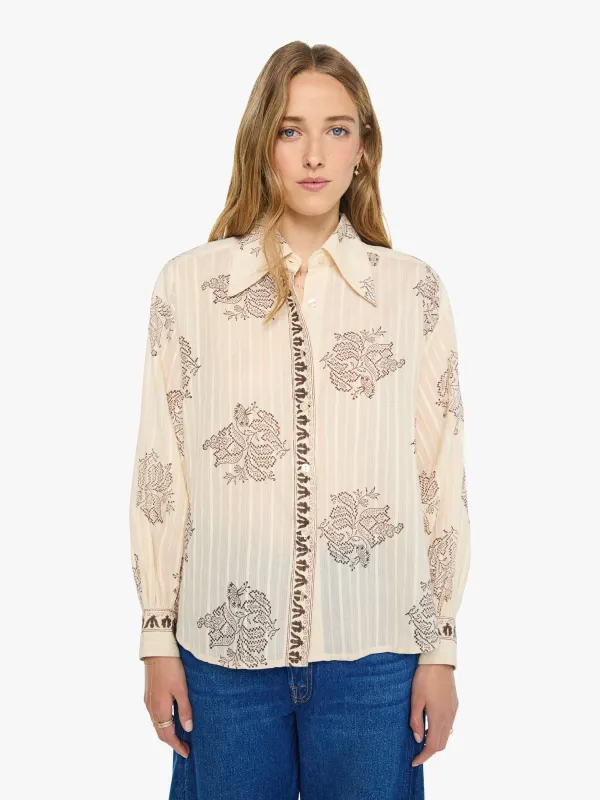 Alix Of Bohemia Kiki Shirt - Grapevine Stripe made by Alix of Bohemia