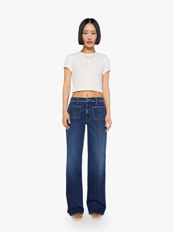 PETITES The Lil Patch Pocket Mid Rise Maven Sneak - Backstage Pass made by MOTHER