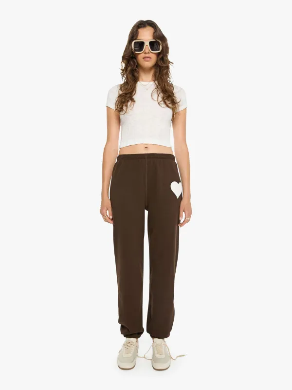 SPRWMN Heart Sweatpants - Americano made by SPRWMN
