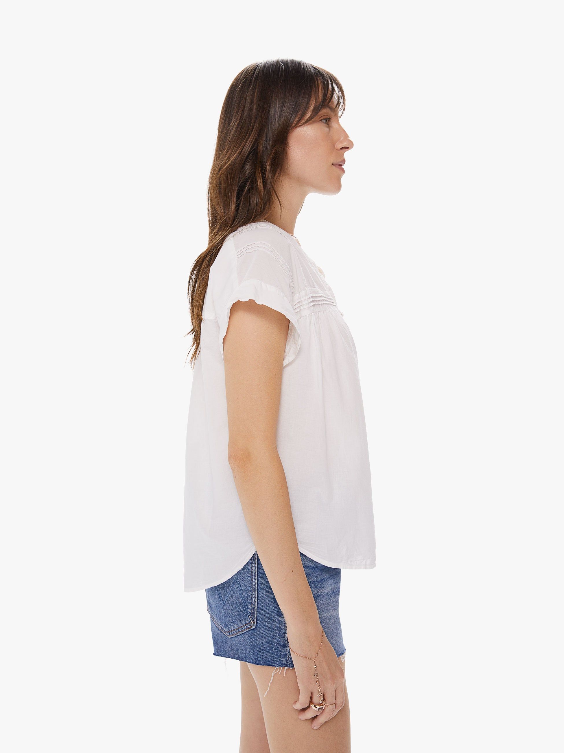 XiRENA Audrey Top - White sold by MOTHER product image thumbnail 3