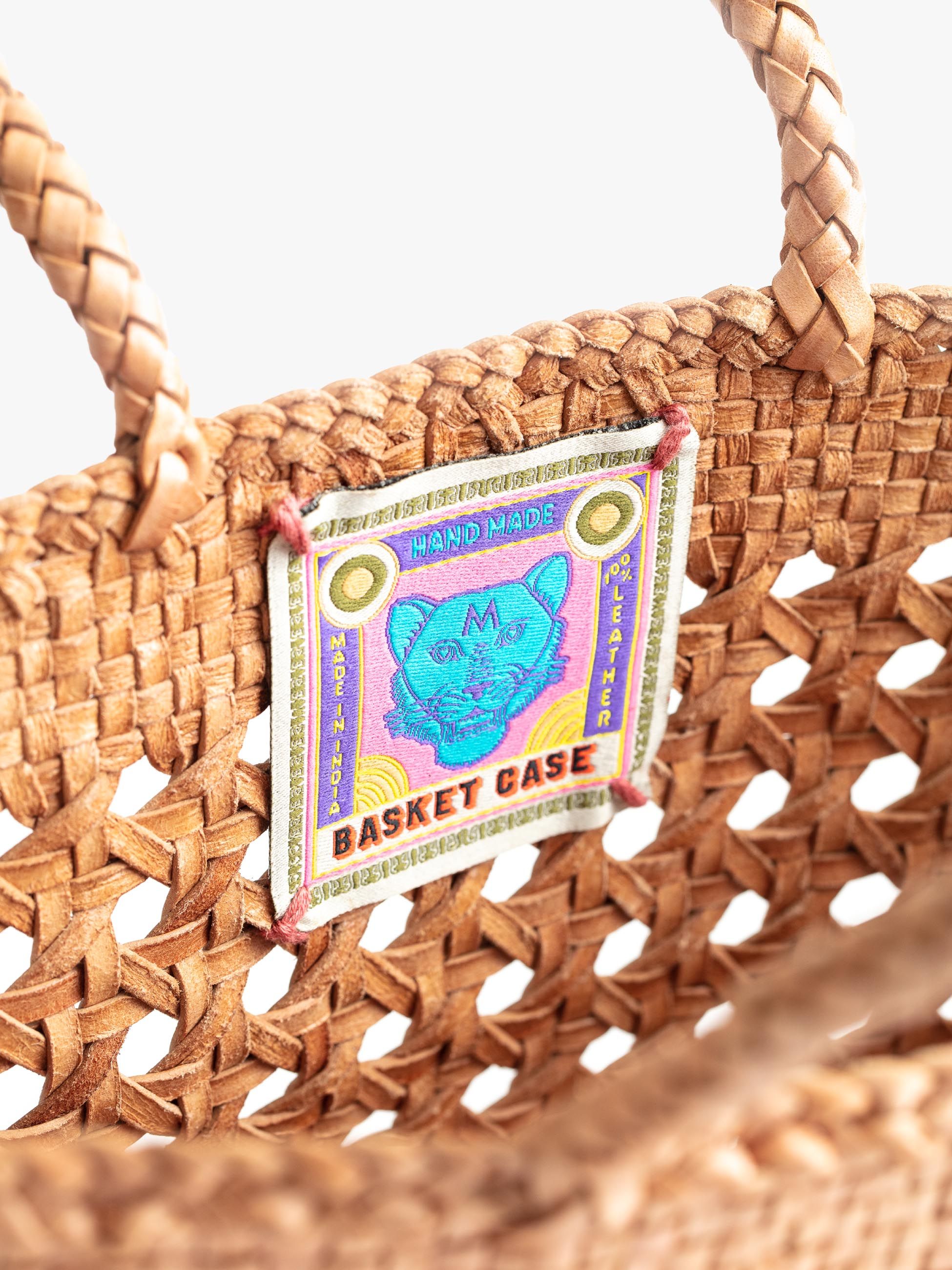 Basket Case Malana Small Chairweave Tote - Beige sold by MOTHER product image thumbnail 6