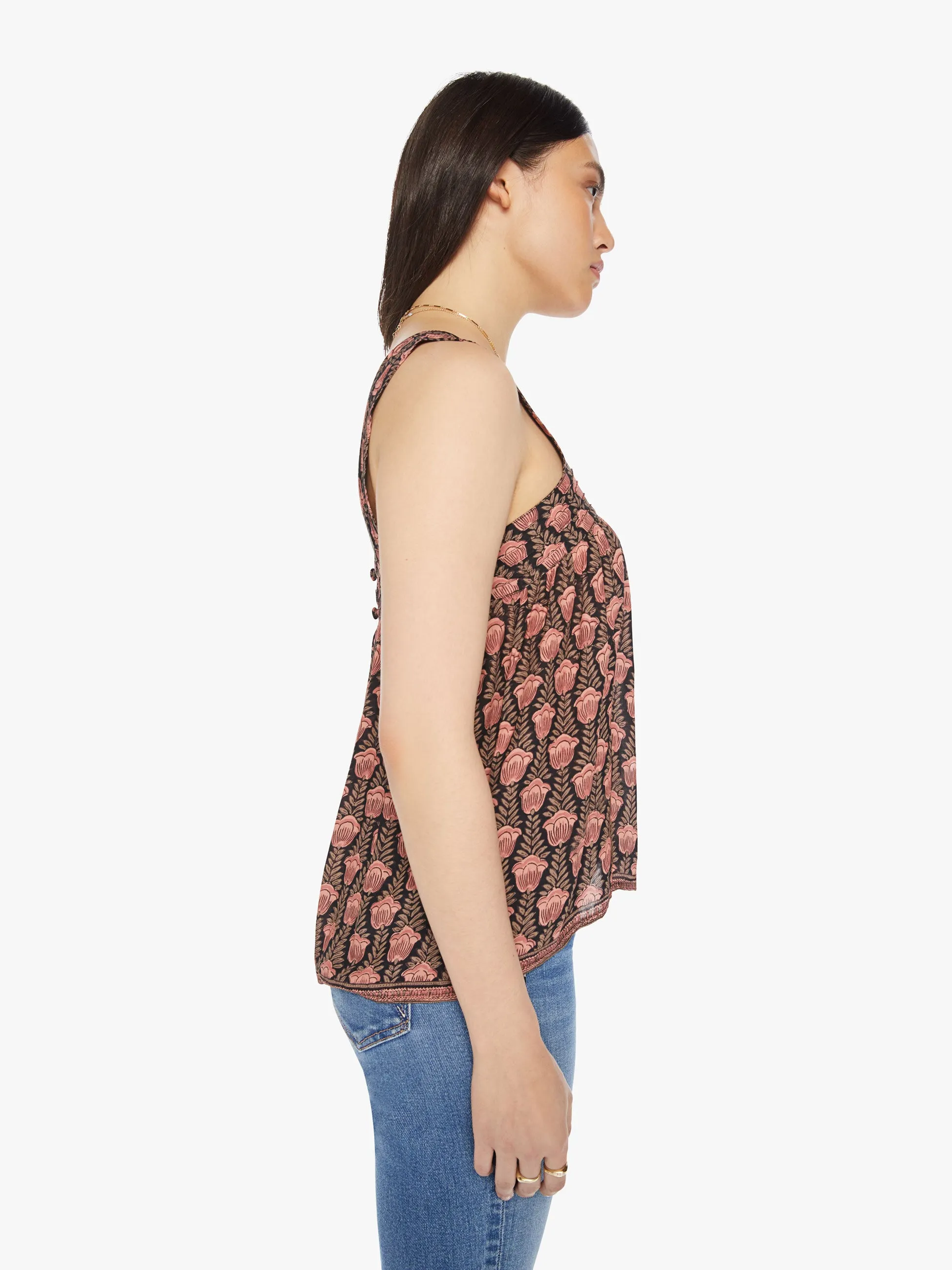 Natalie Martin Jasmine Top - Tulip Kamari Black sold by MOTHER product image thumbnail 3