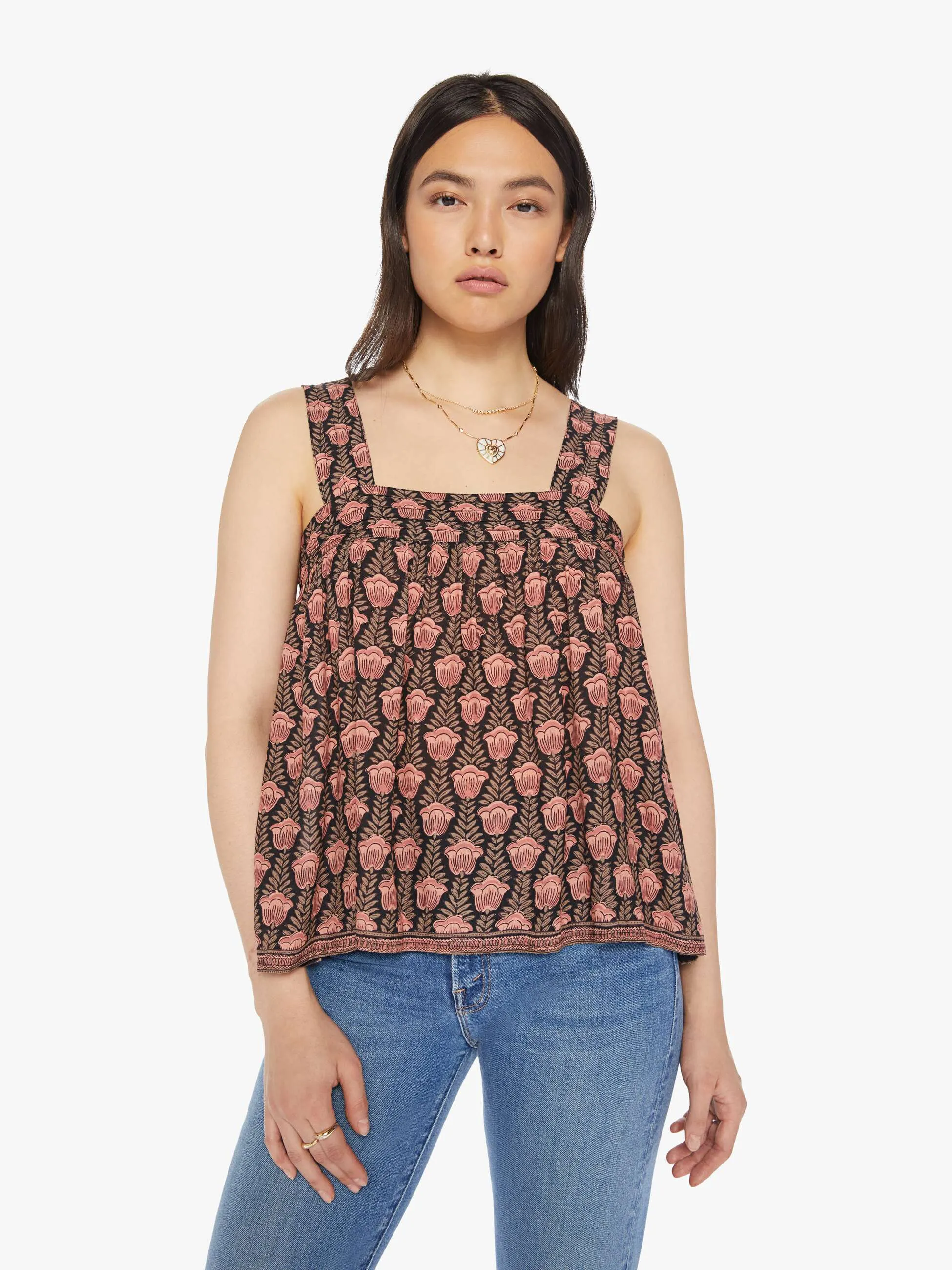 Natalie Martin Jasmine Top - Tulip Kamari Black sold by MOTHER product image thumbnail 2