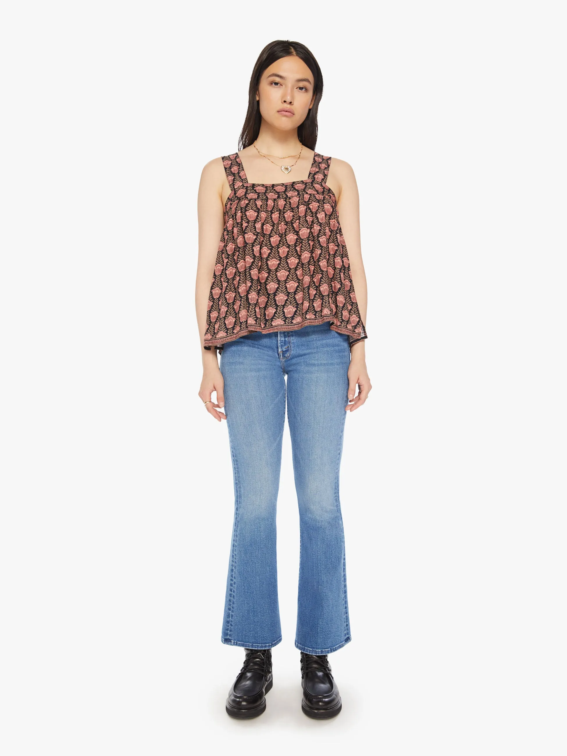 Natalie Martin Jasmine Top - Tulip Kamari Black sold by MOTHER product image thumbnail 5