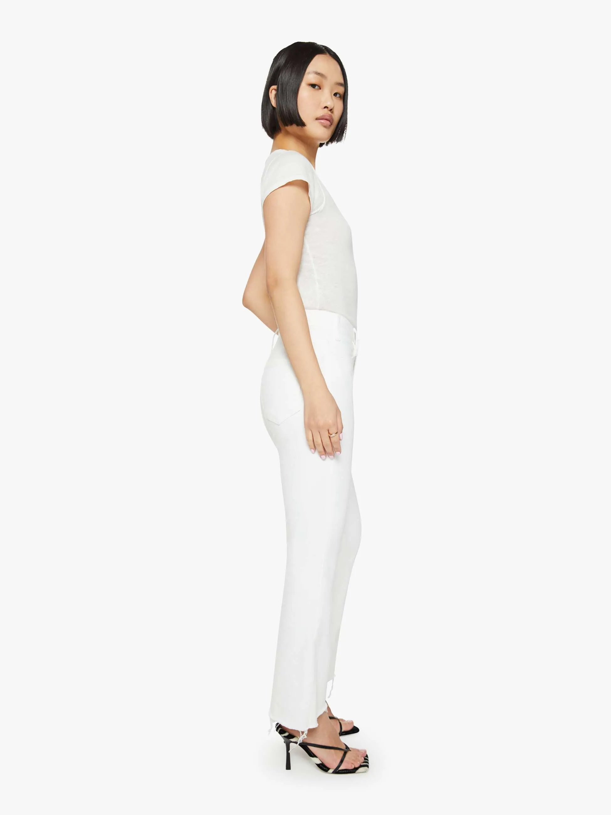 PETITES The Lil Hustler Ankle Fray - Fairest Of Them All sold by MOTHER product image thumbnail 4