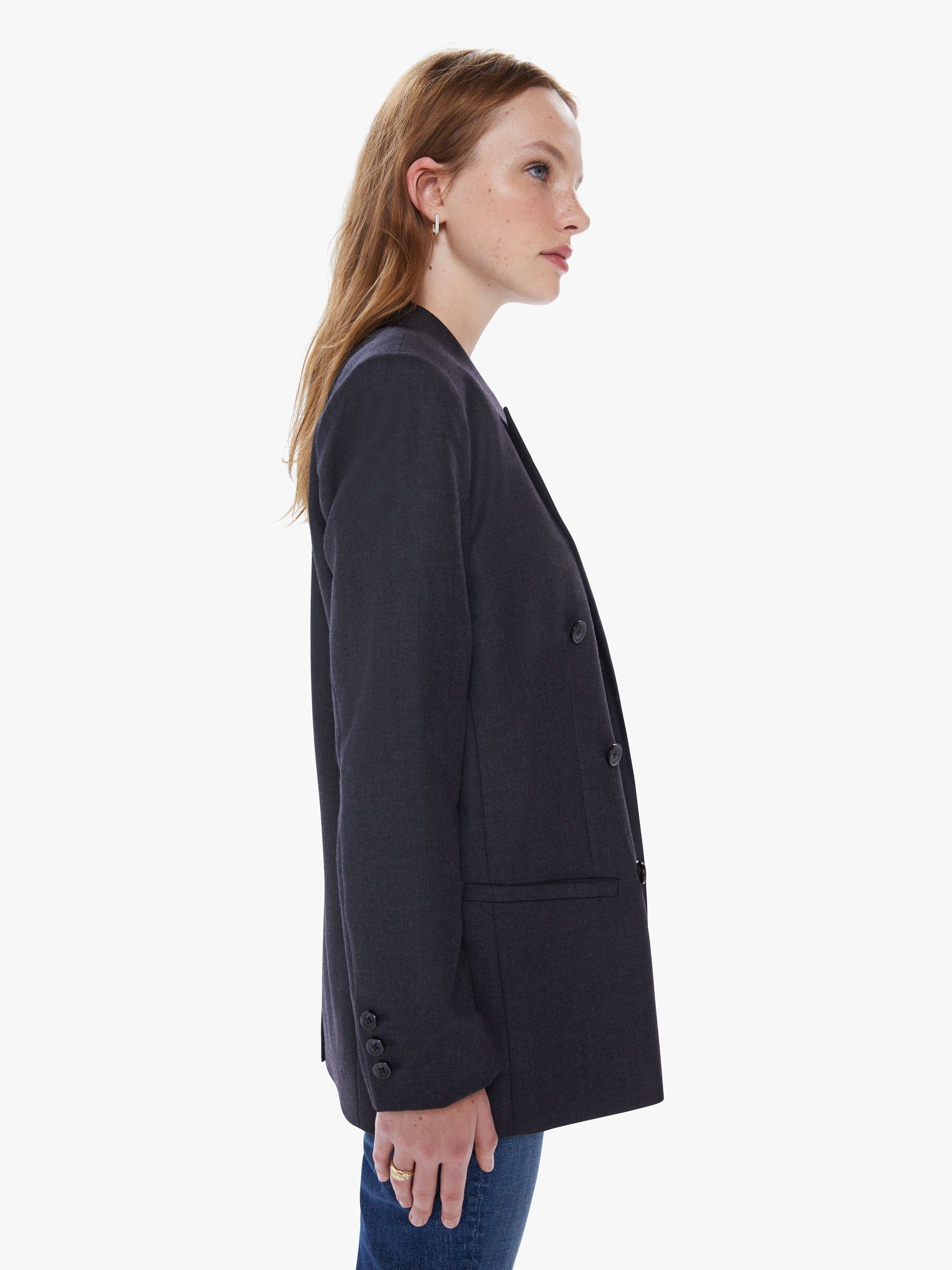 Maria Cher Gandia Leonor Blazer - Charcoal sold by MOTHER product image thumbnail 3
