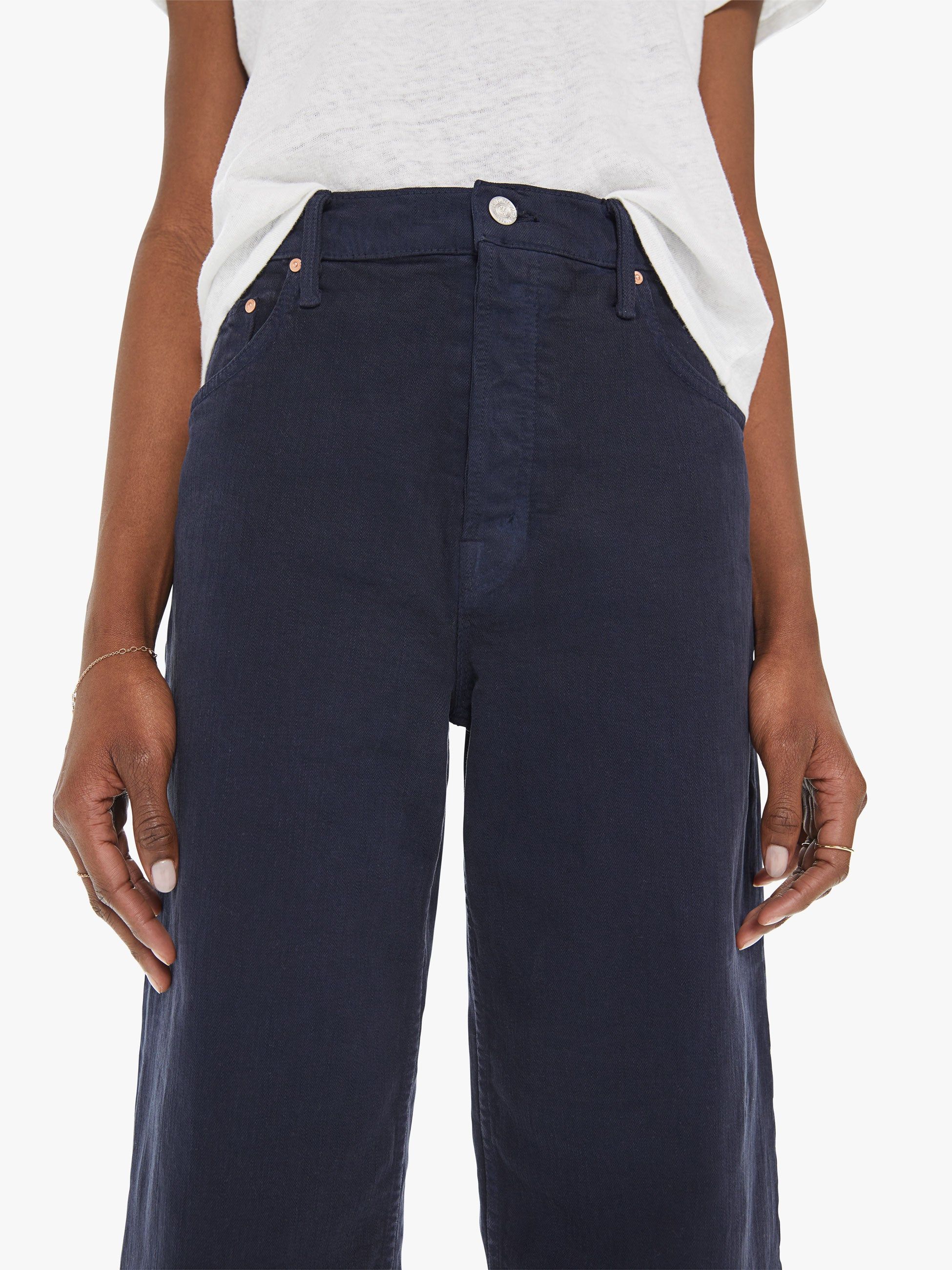 High Waisted Spinner Skimp - Blue Graphite sold by MOTHER product image thumbnail 5