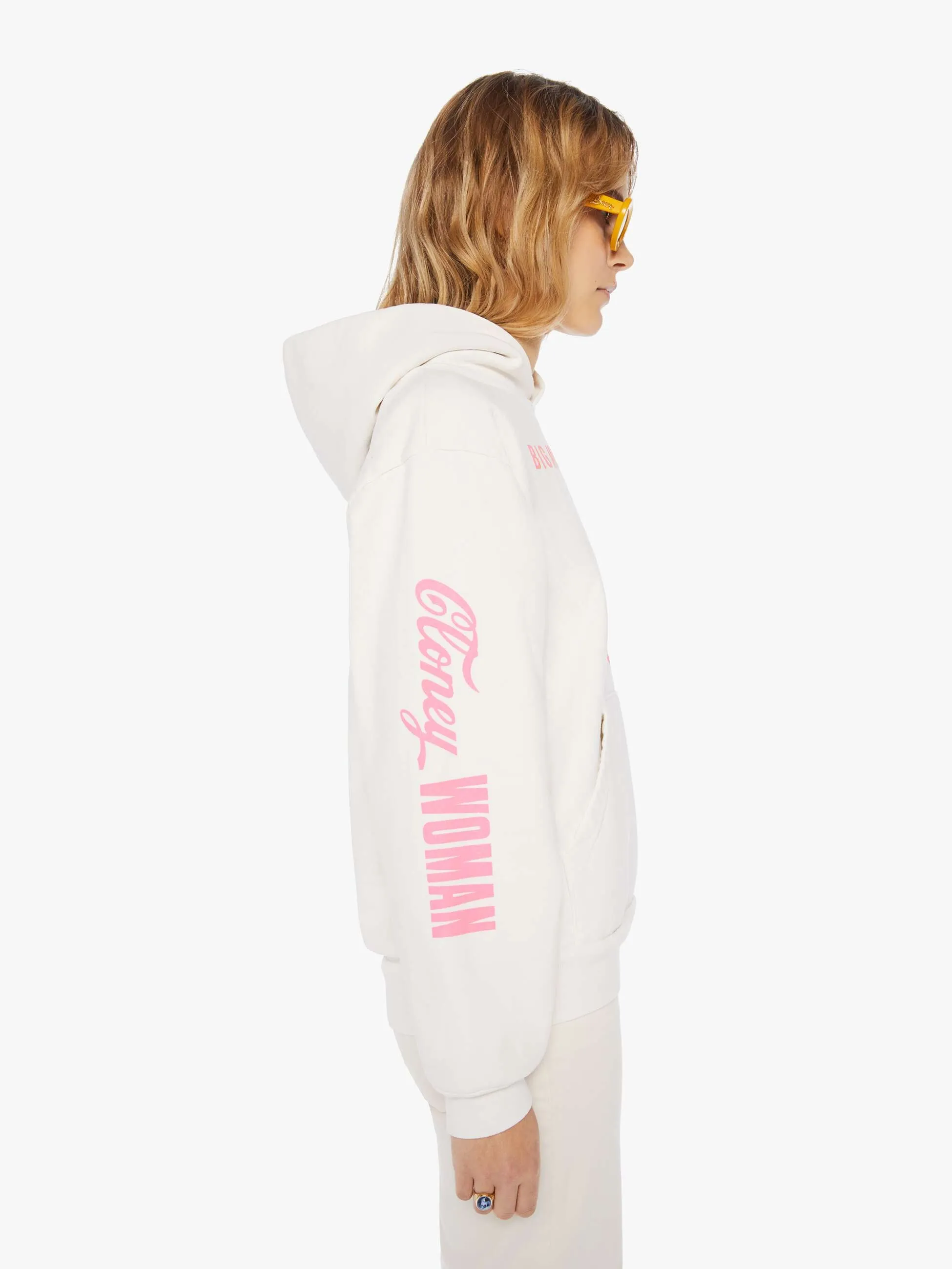 Cloney Pretty Pullover Hoodie - White sold by MOTHER product image thumbnail 2