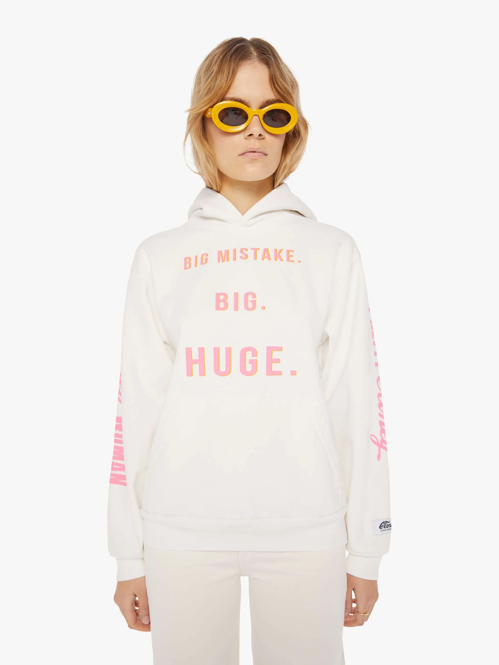 Cloney Pretty Pullover Hoodie - White sold by MOTHER