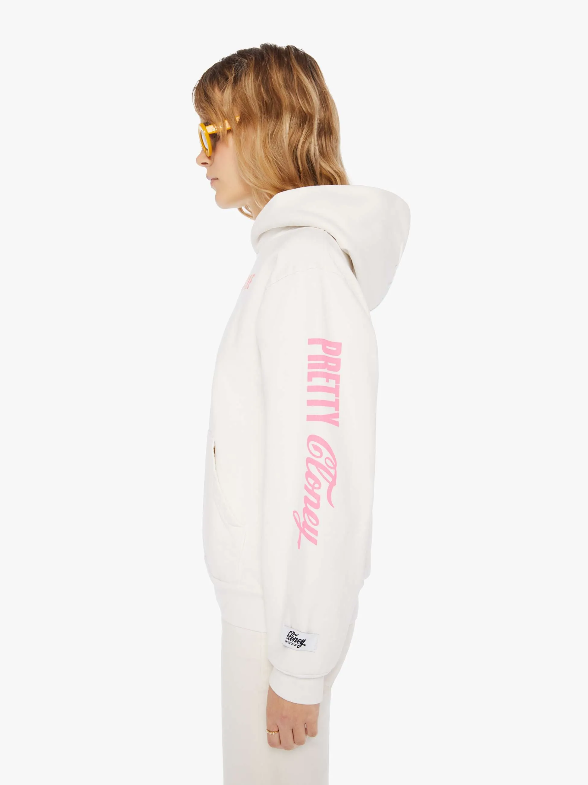 Cloney Pretty Pullover Hoodie - White sold by MOTHER product image thumbnail 3