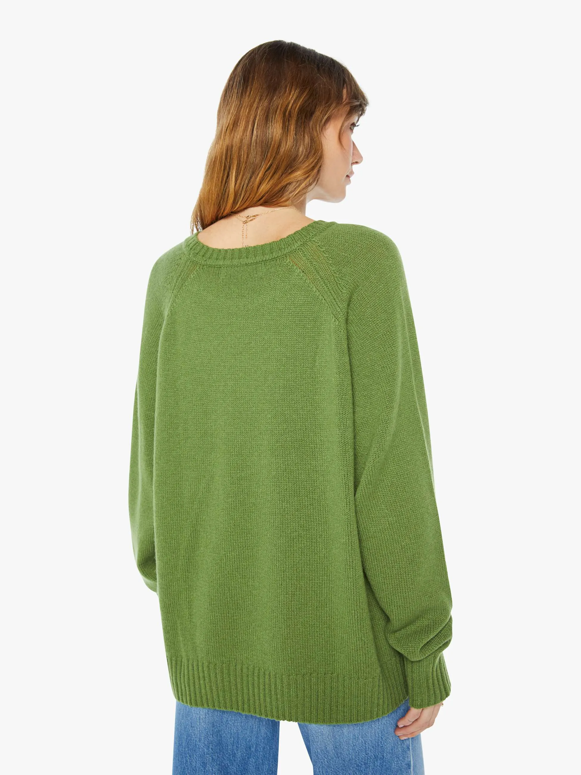 SPRWMN Classic Crew Sweater - Artichoke sold by MOTHER product image thumbnail 4