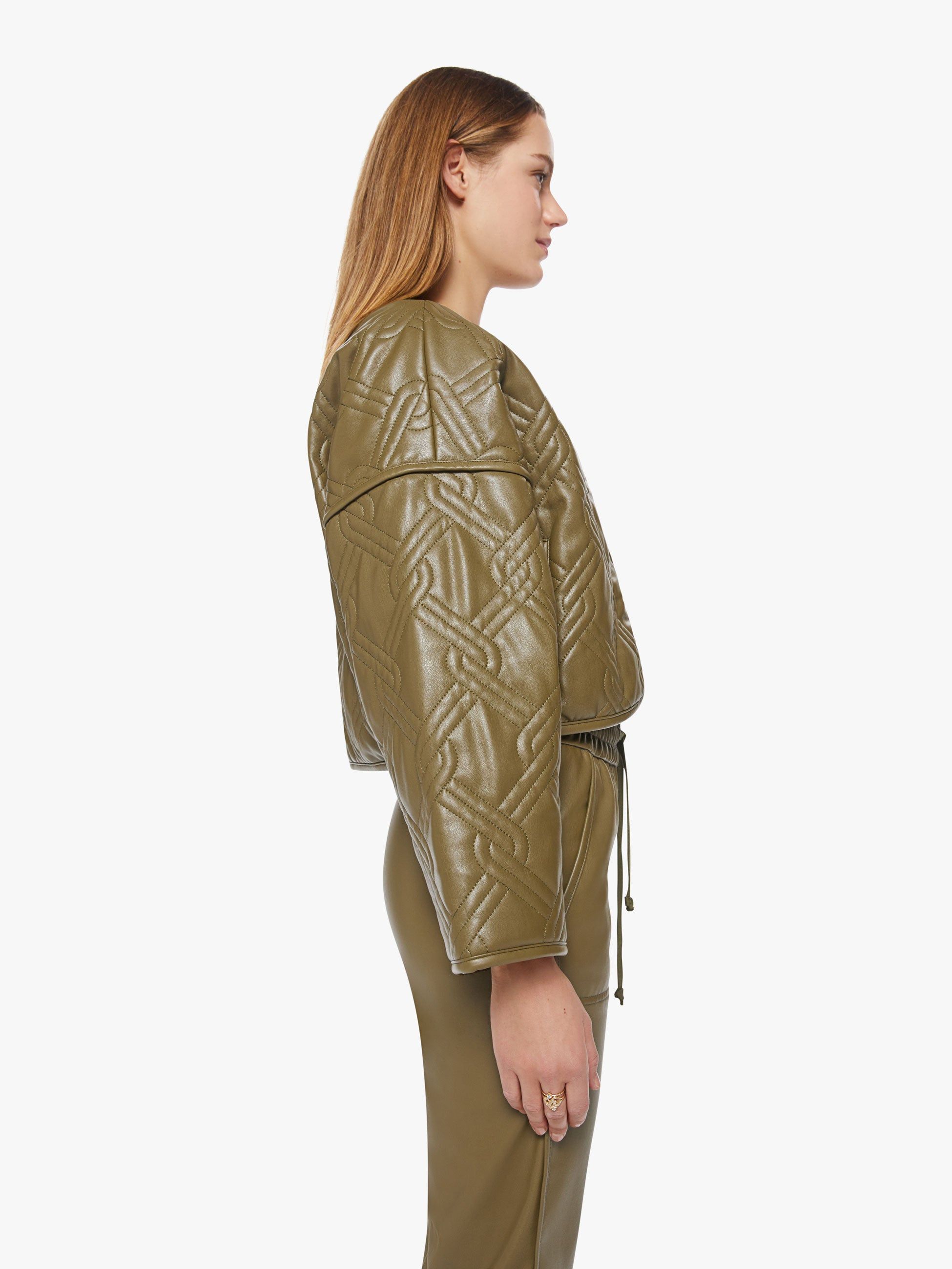 The Underliner Jacket - Fir Green sold by MOTHER product image thumbnail 3