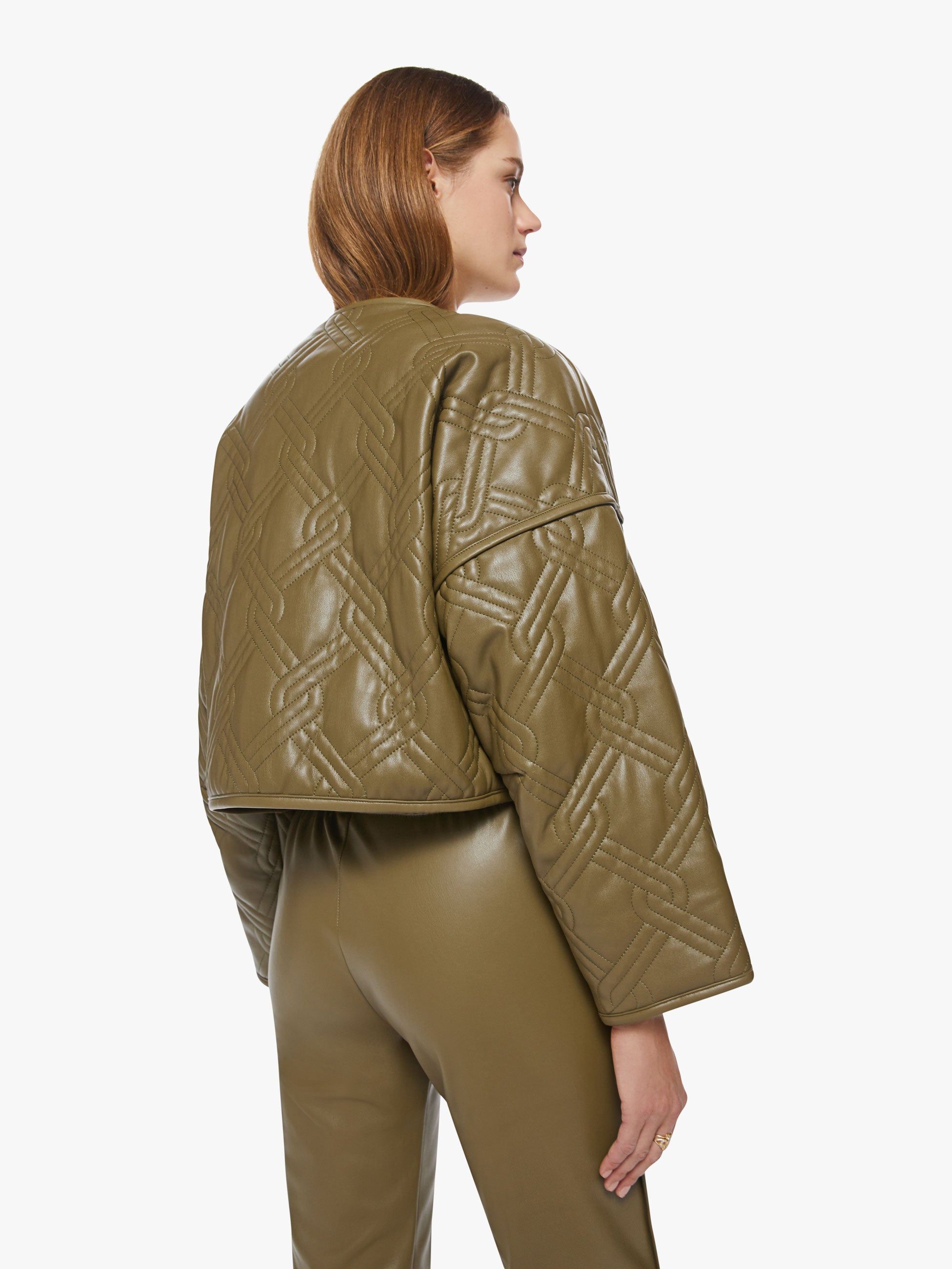 The Underliner Jacket - Fir Green sold by MOTHER product image thumbnail 4