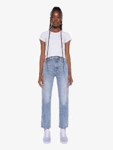 High Waisted Rider Ankle - Salt Of The Earth sold by MOTHER