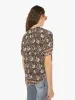 Natalie Martin Remy Top - Vintage Flowers Sepia sold by MOTHER