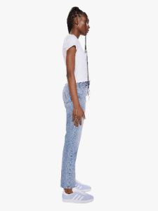 High Waisted Rider Ankle - Salt Of The Earth sold by MOTHER