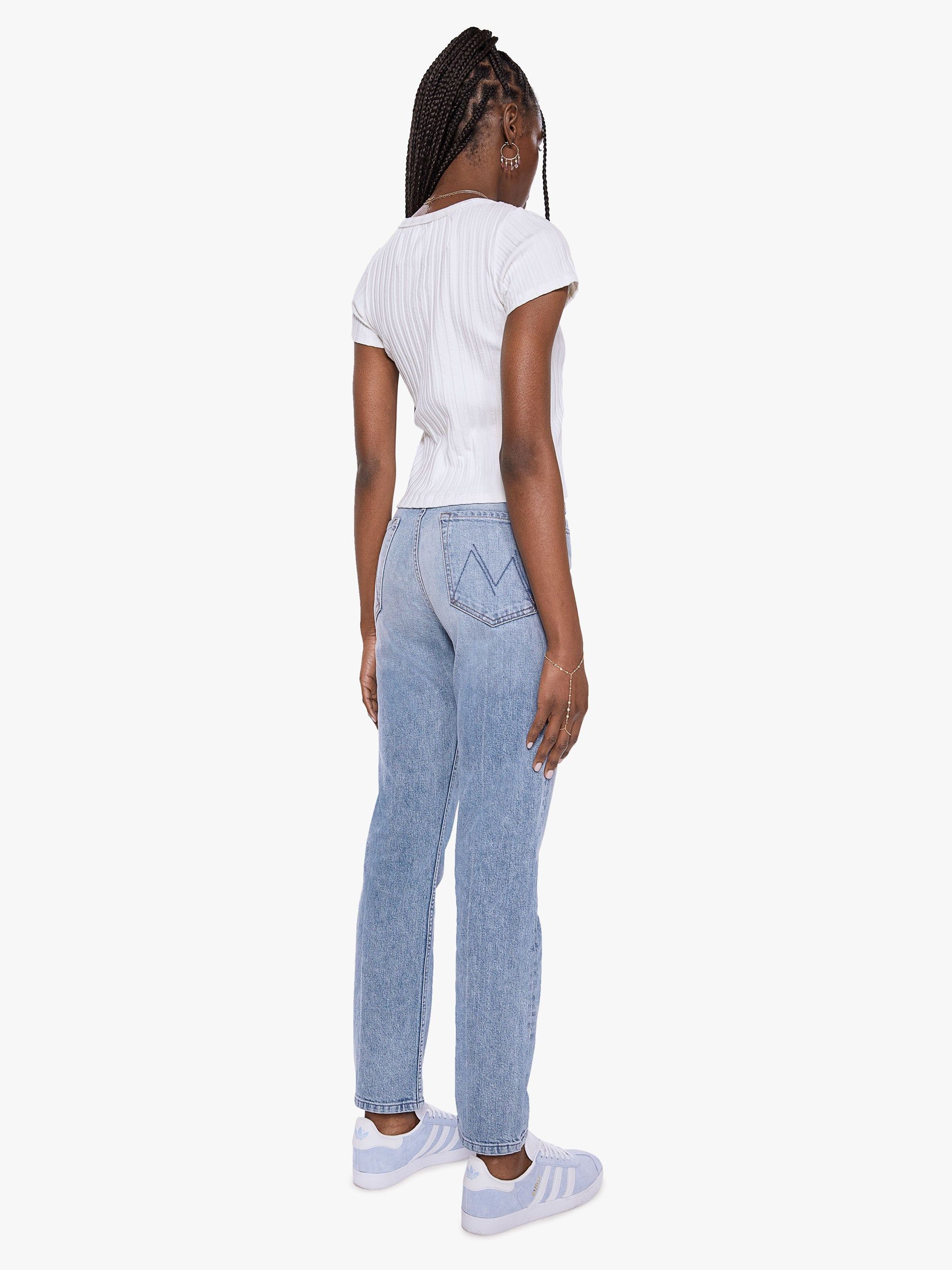 High Waisted Rider Ankle - Salt Of The Earth sold by MOTHER product image thumbnail 4