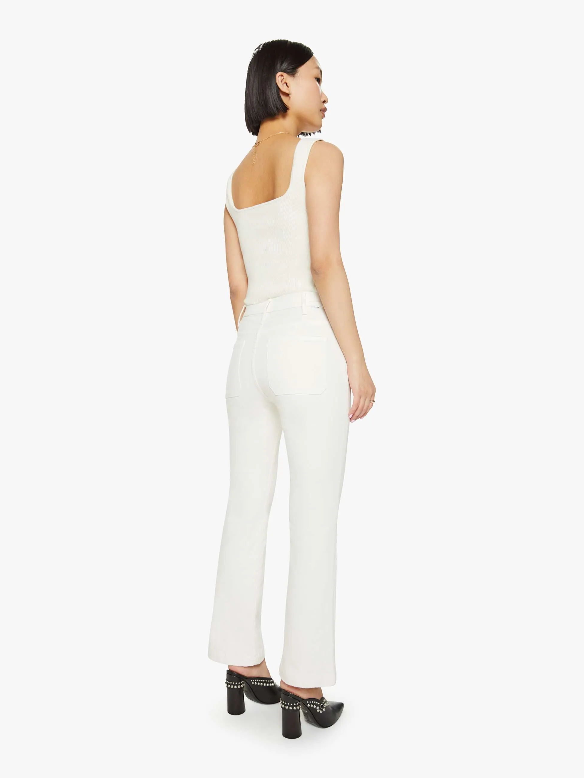 PETITES The Lil' Hustler Patch Pocket Flood - Cream Puffs sold by MOTHER product image thumbnail 4