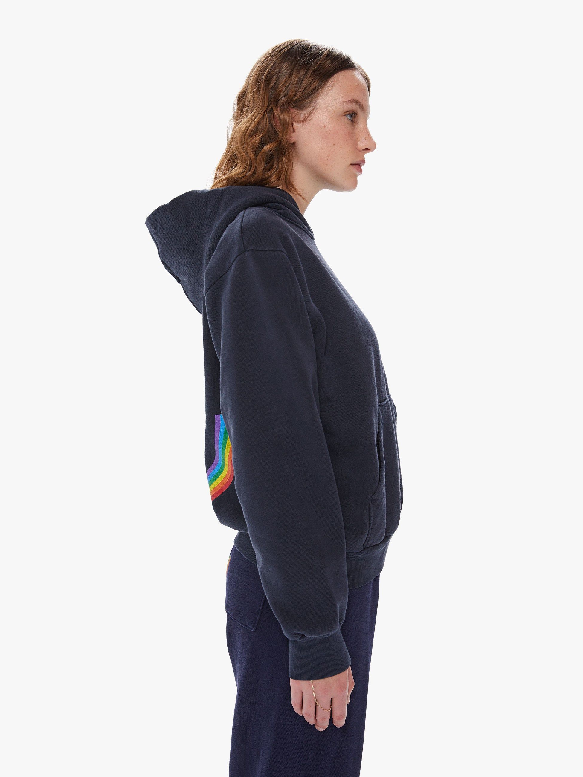 Cloney Rainbow Management Pullover Hoodie - Navy sold by MOTHER product image thumbnail 2