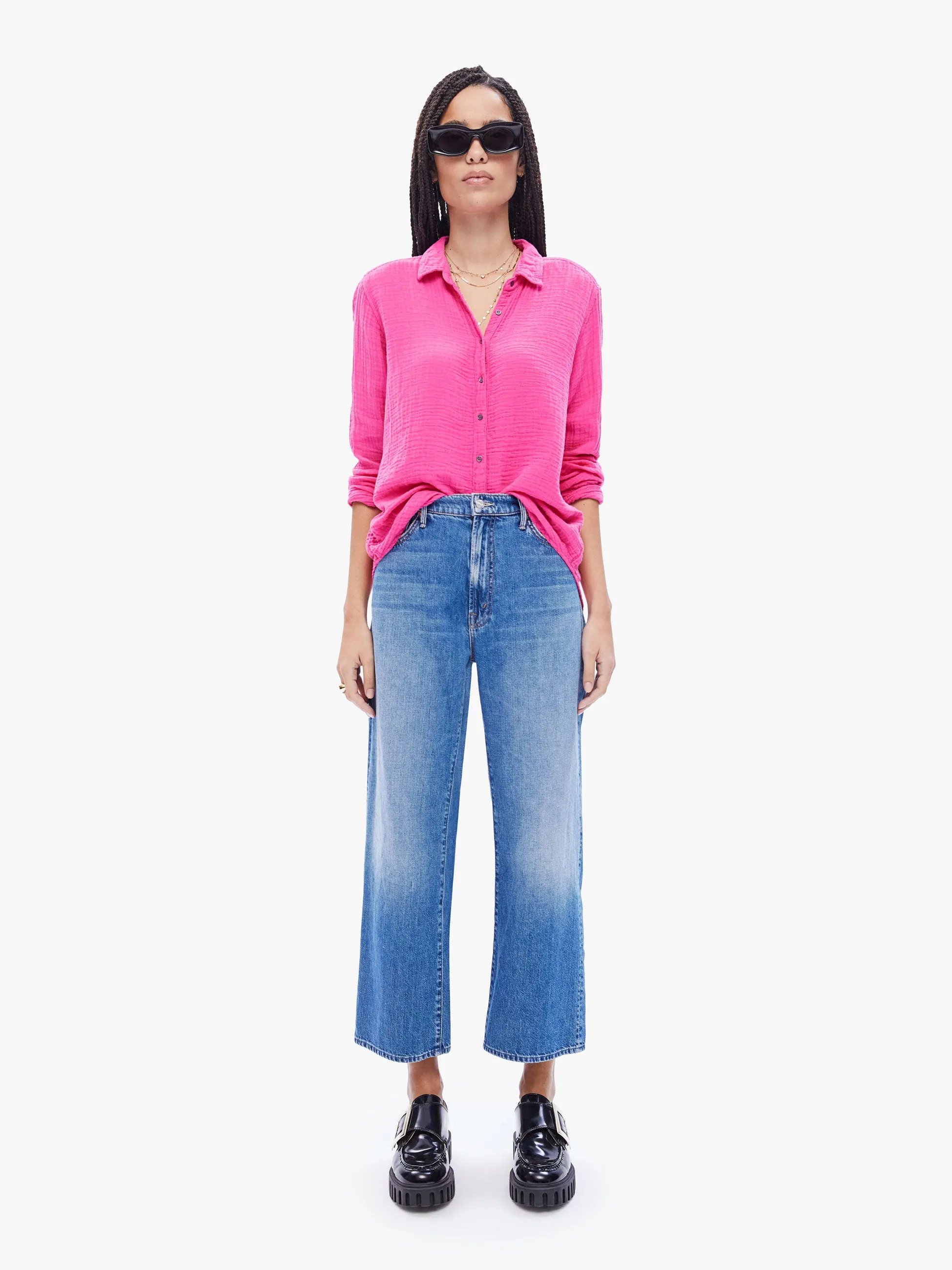 XiRENA Scout Shirt - Pink Raspberry sold by MOTHER product image thumbnail 5