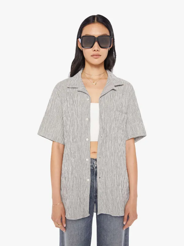 La Paz Silveira Shirt - Black Stripe made by La Paz