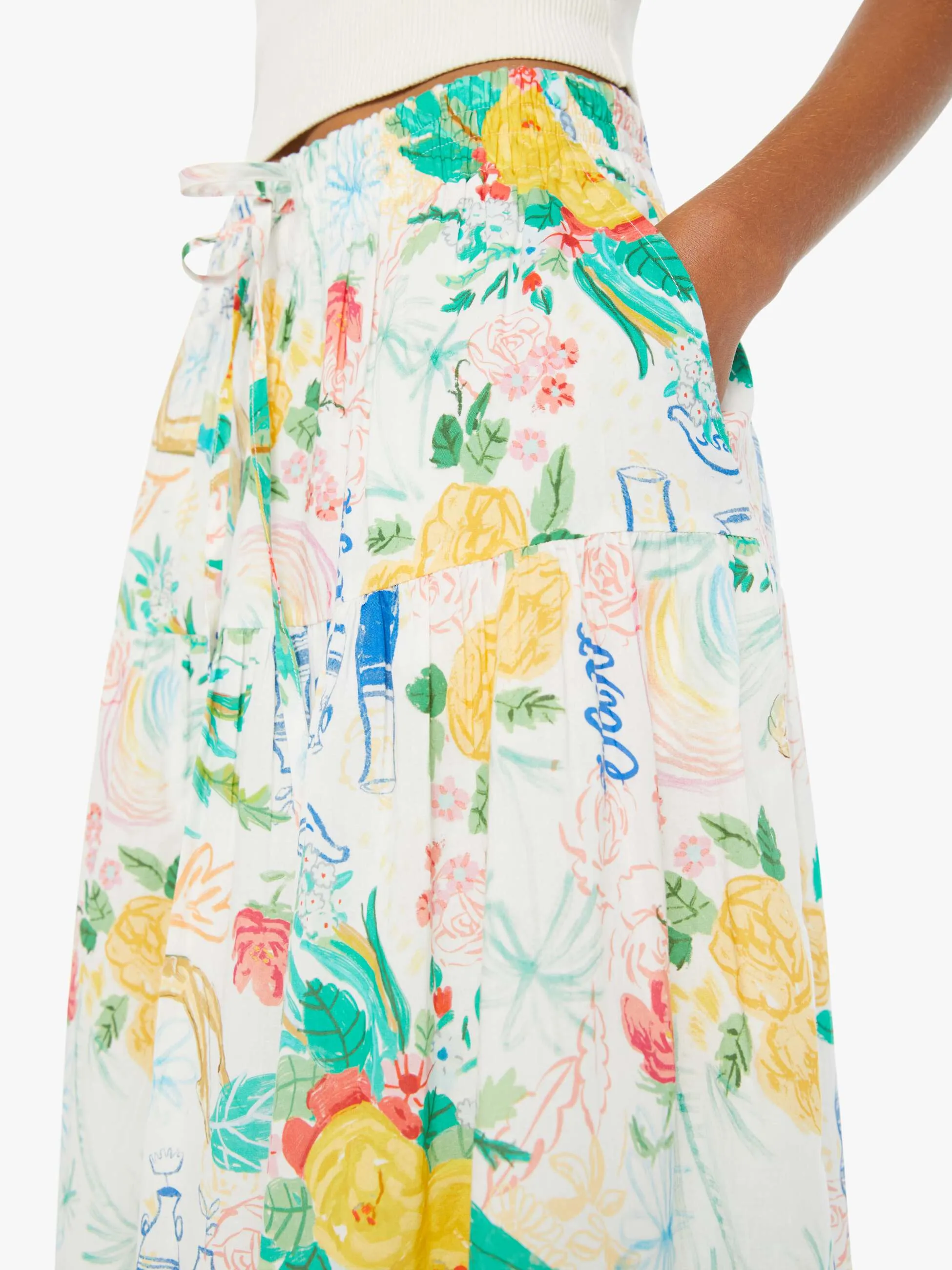 The Cake Walk Skirt - Painted Ladies sold by MOTHER product image thumbnail 5