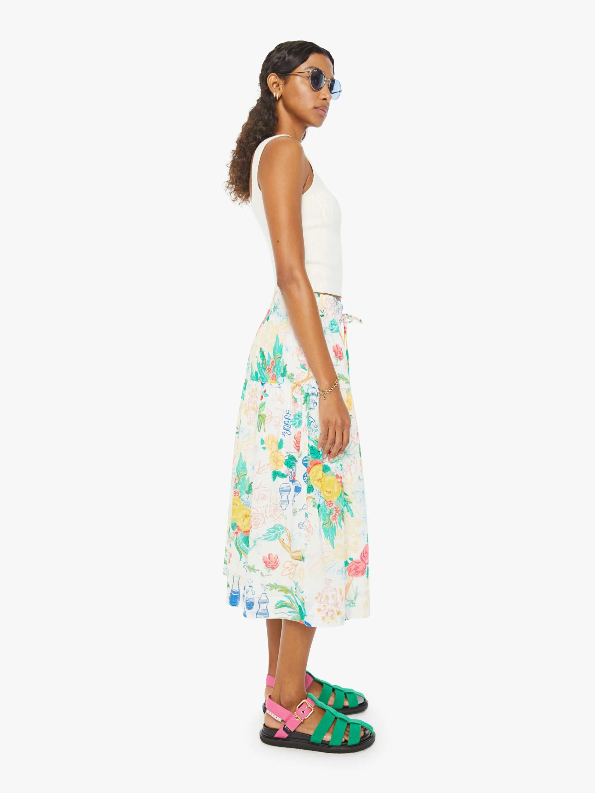 The Cake Walk Skirt - Painted Ladies sold by MOTHER product image thumbnail 3