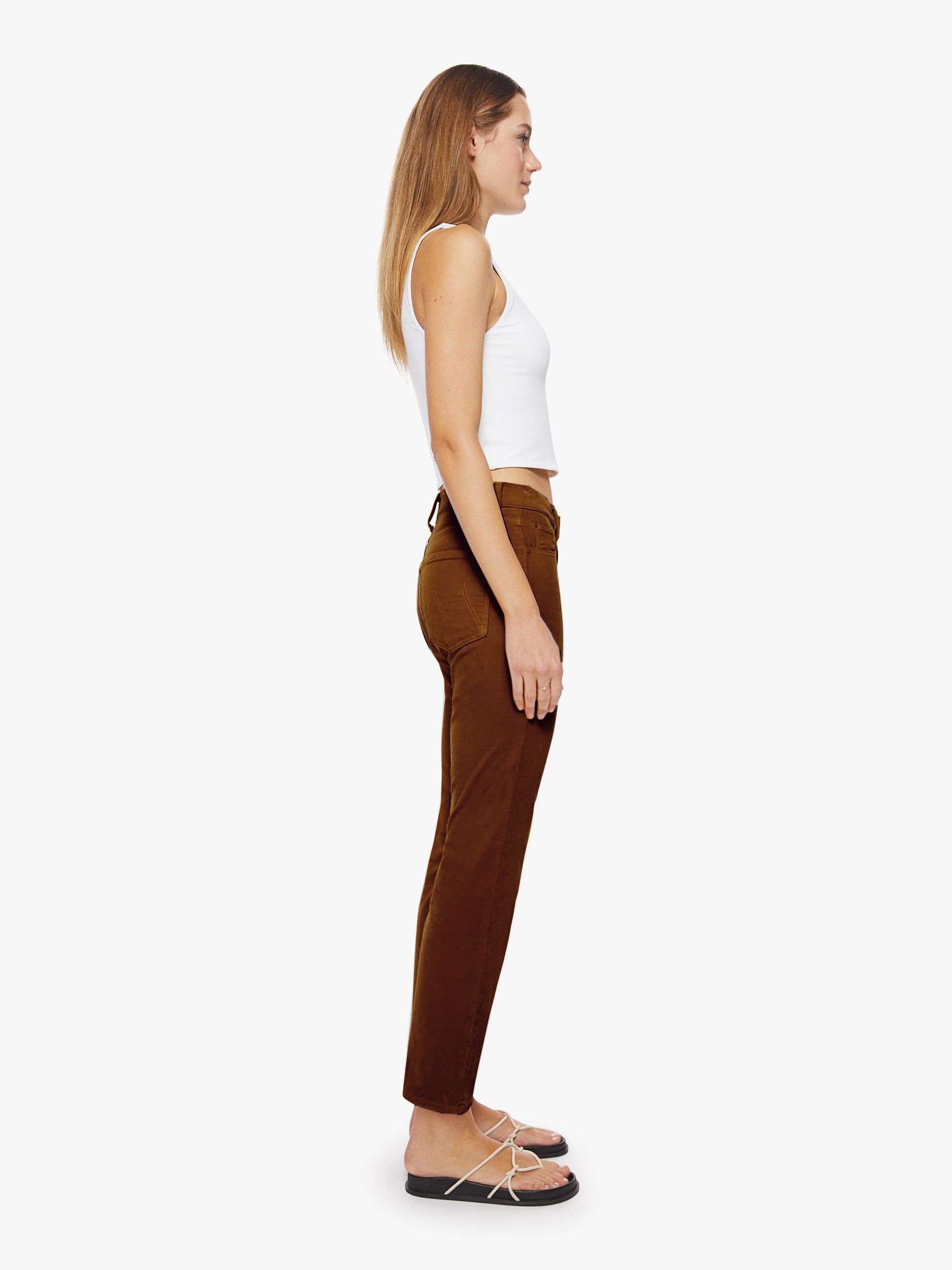 The Mid Rise Rider Ankle - Rum Russian sold by MOTHER product image thumbnail 2