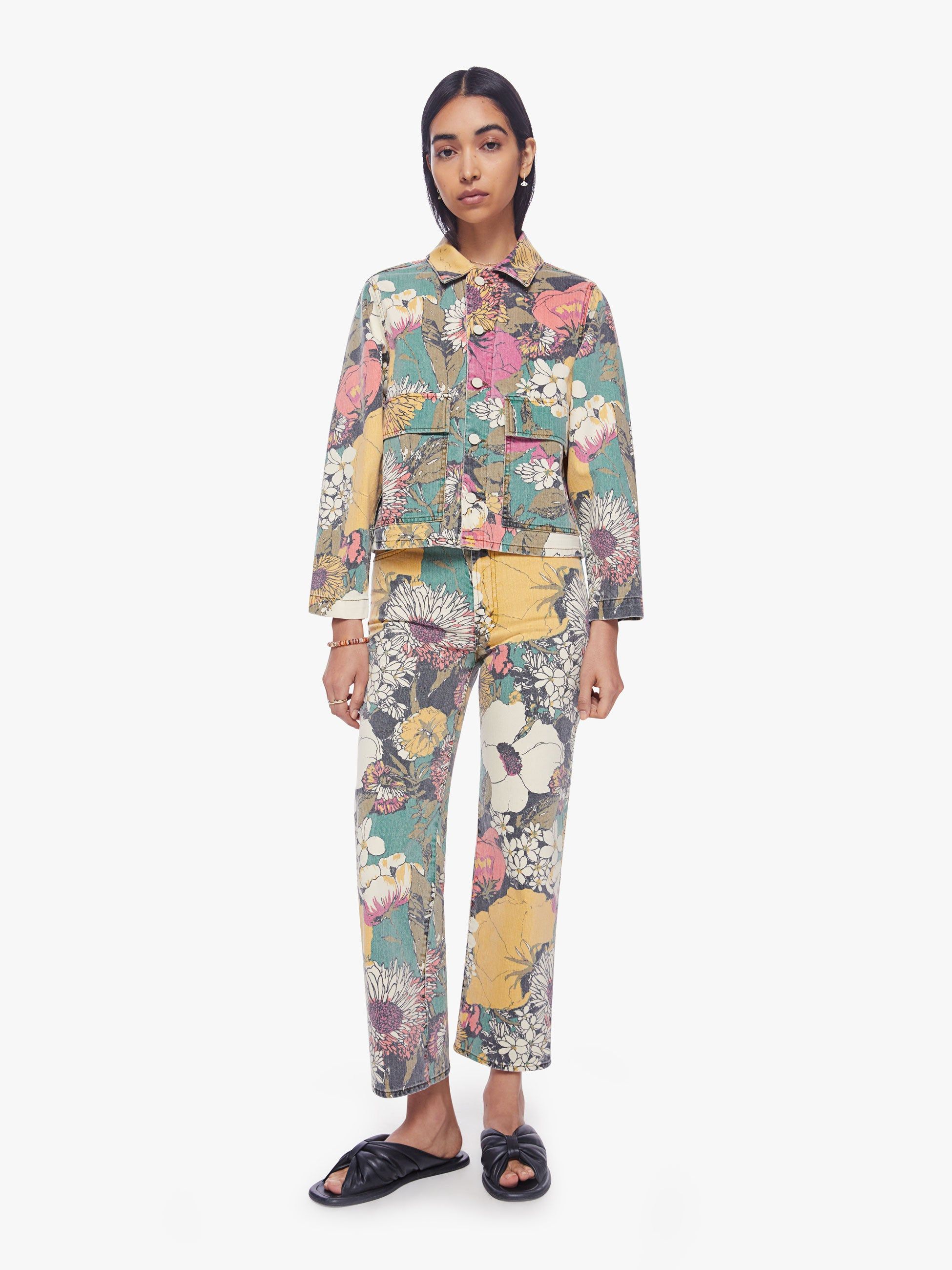 The Shrunken All In A Day's Work Jacket - Build Me Up Buttercup sold by MOTHER product image thumbnail 5