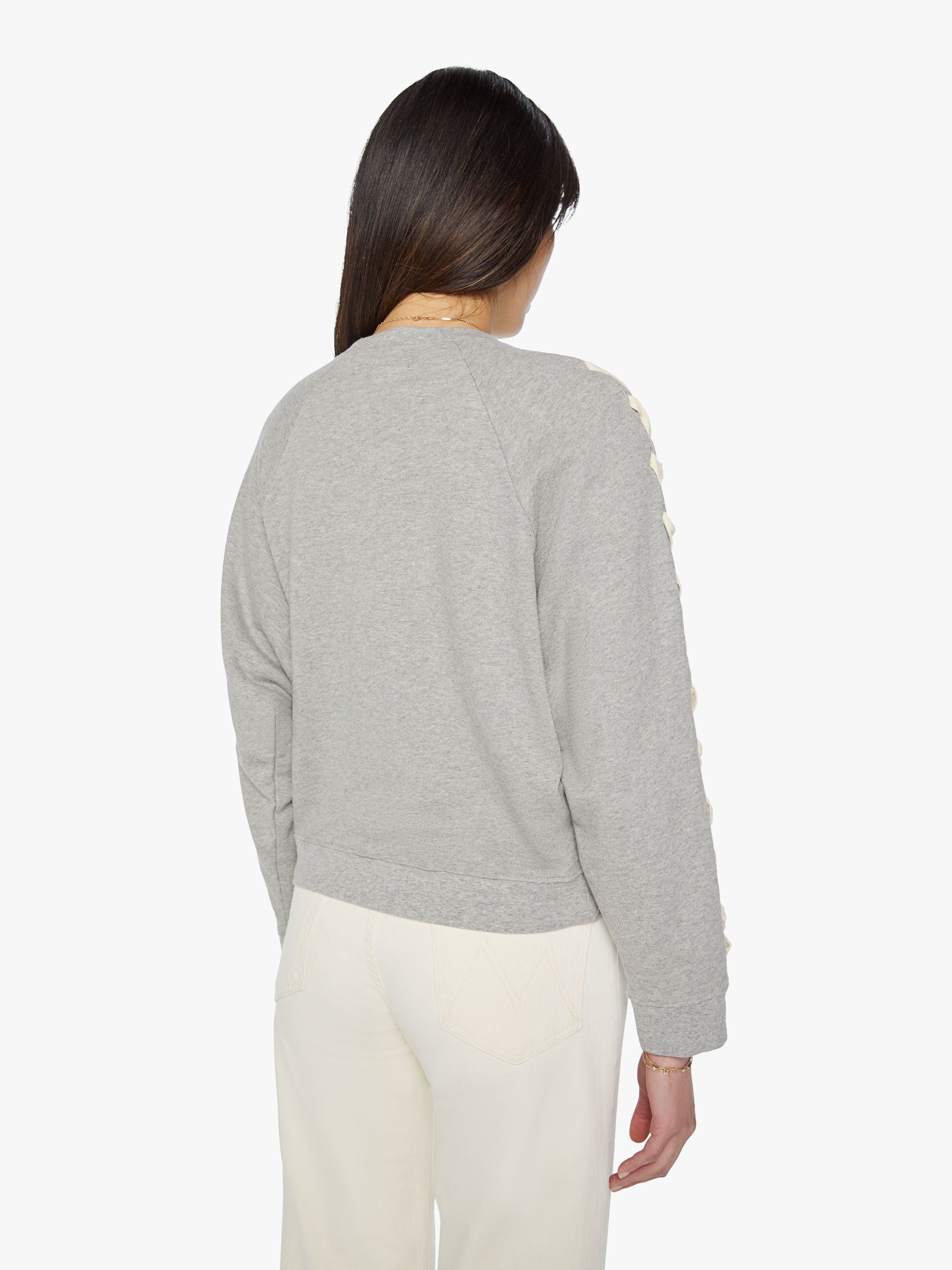 The Lace Up Biggie Concert - Heather Grey sold by MOTHER product image thumbnail 4