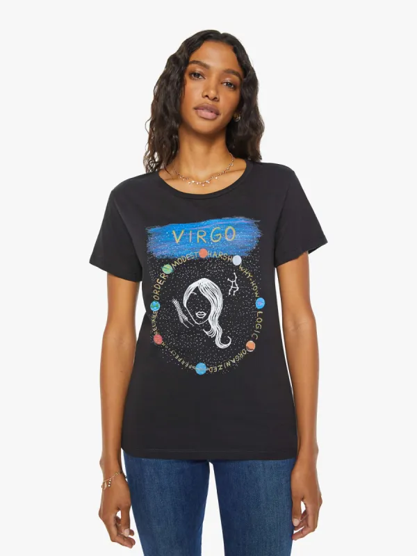 Unfortunate Portrait Virgo Zodiac Tee - Black sold by MOTHER