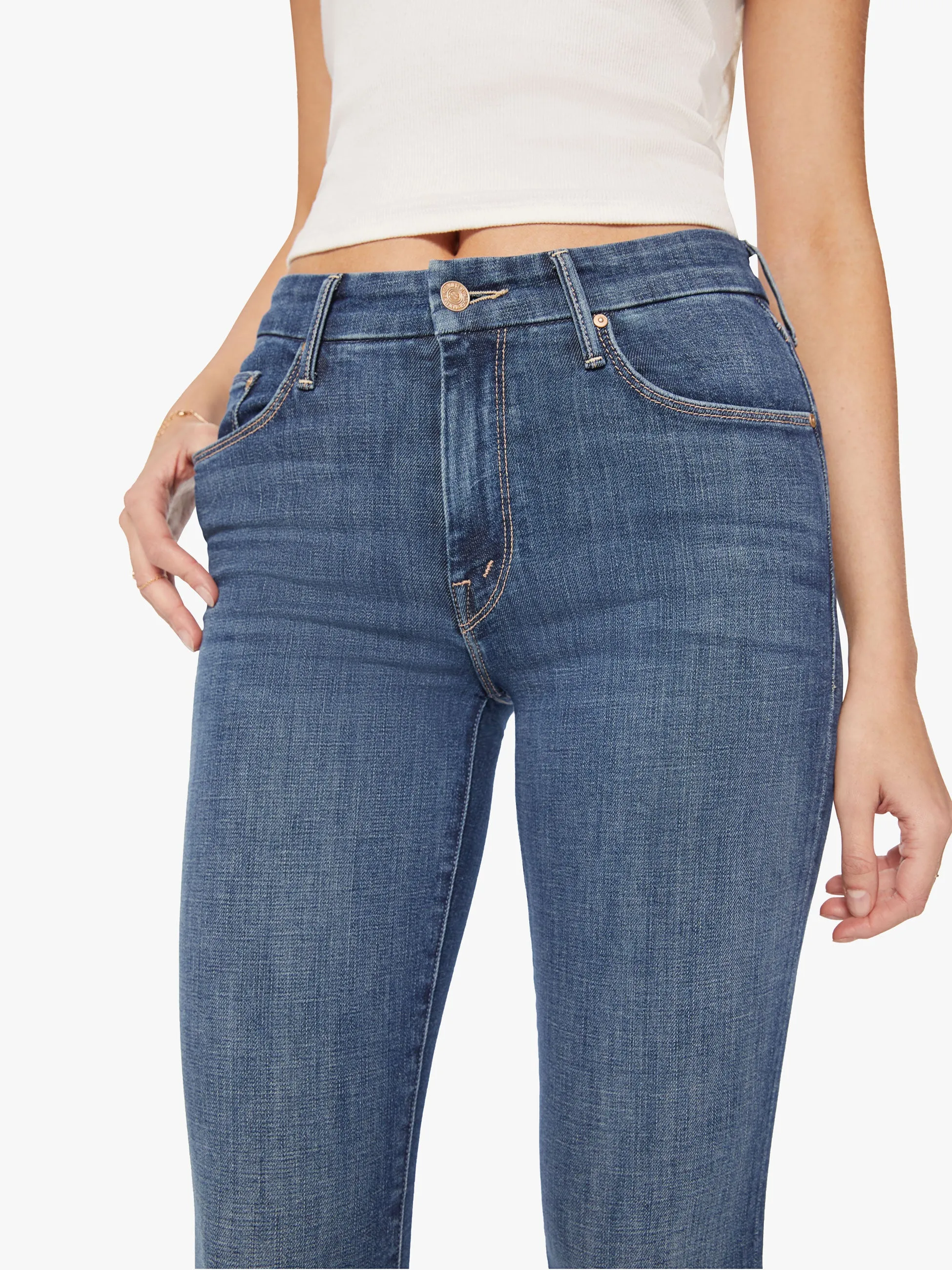 The Looker Ankle Fray - Girl Crush sold by MOTHER product image thumbnail 5