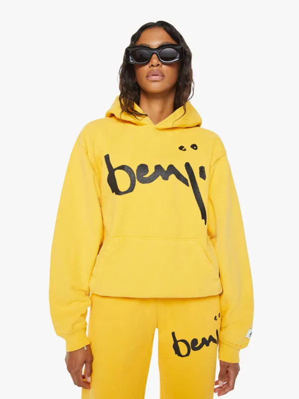 Cloney Benji Pull Over Hoodie - Mustard made by MOTHER