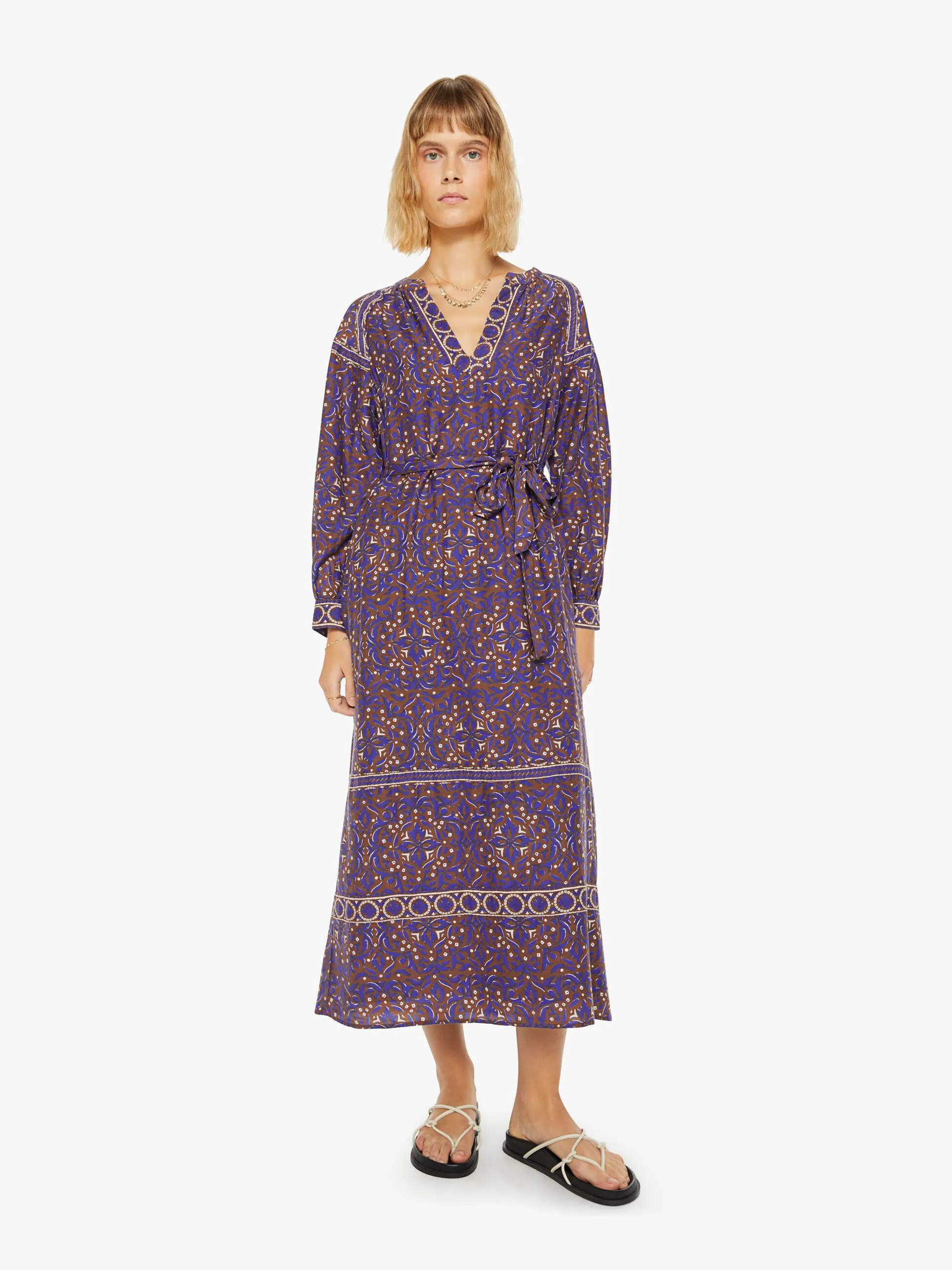 XiRENA Isobel Dress - Royal Brown sold by MOTHER