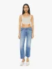 The Mid Rise Rambler Zip Ankle Fray - Enjoy The Ride sold by MOTHER