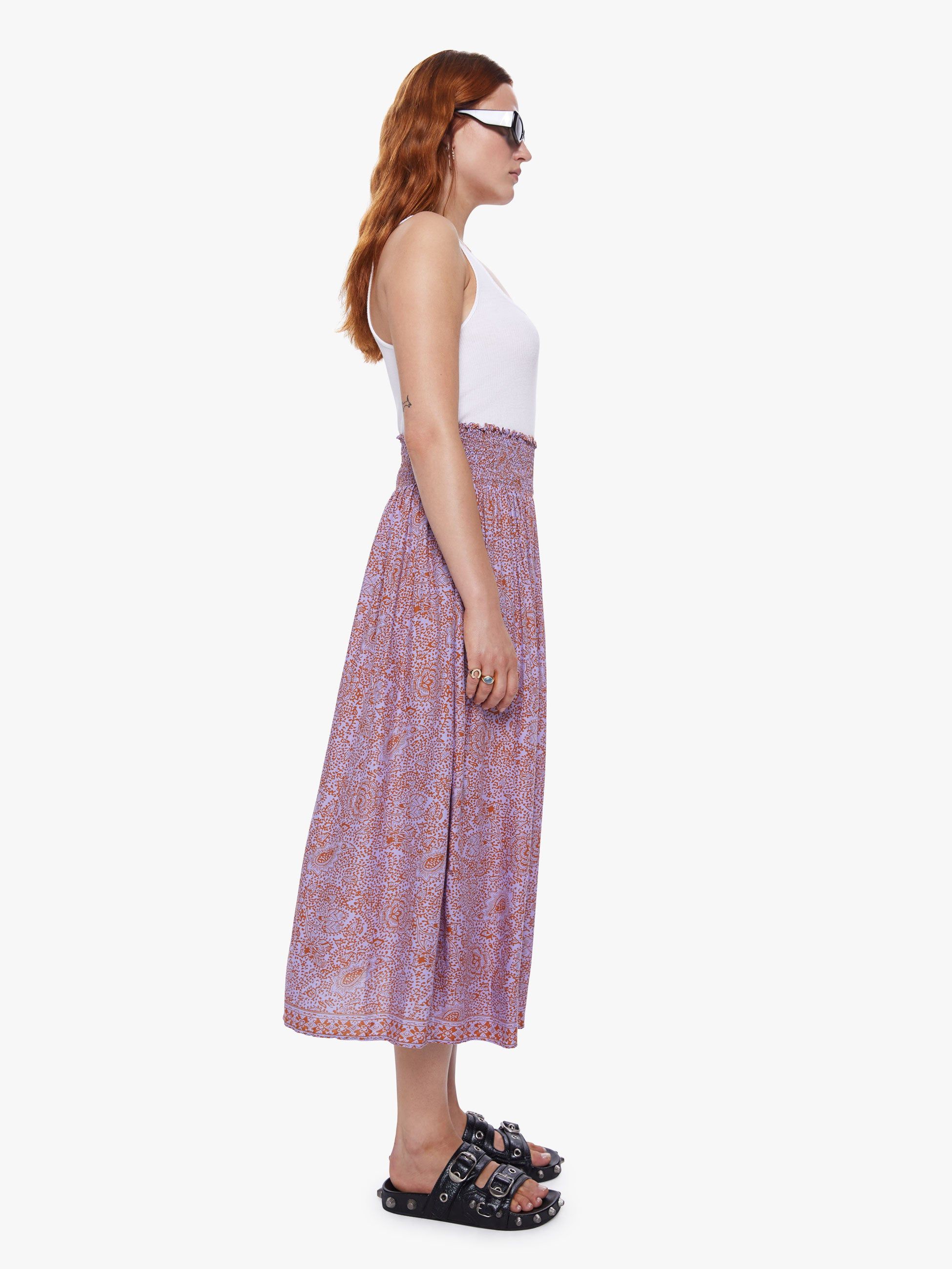 Natalie Martin Bella Skirt - Shangri-La Orchid sold by MOTHER product image thumbnail 3