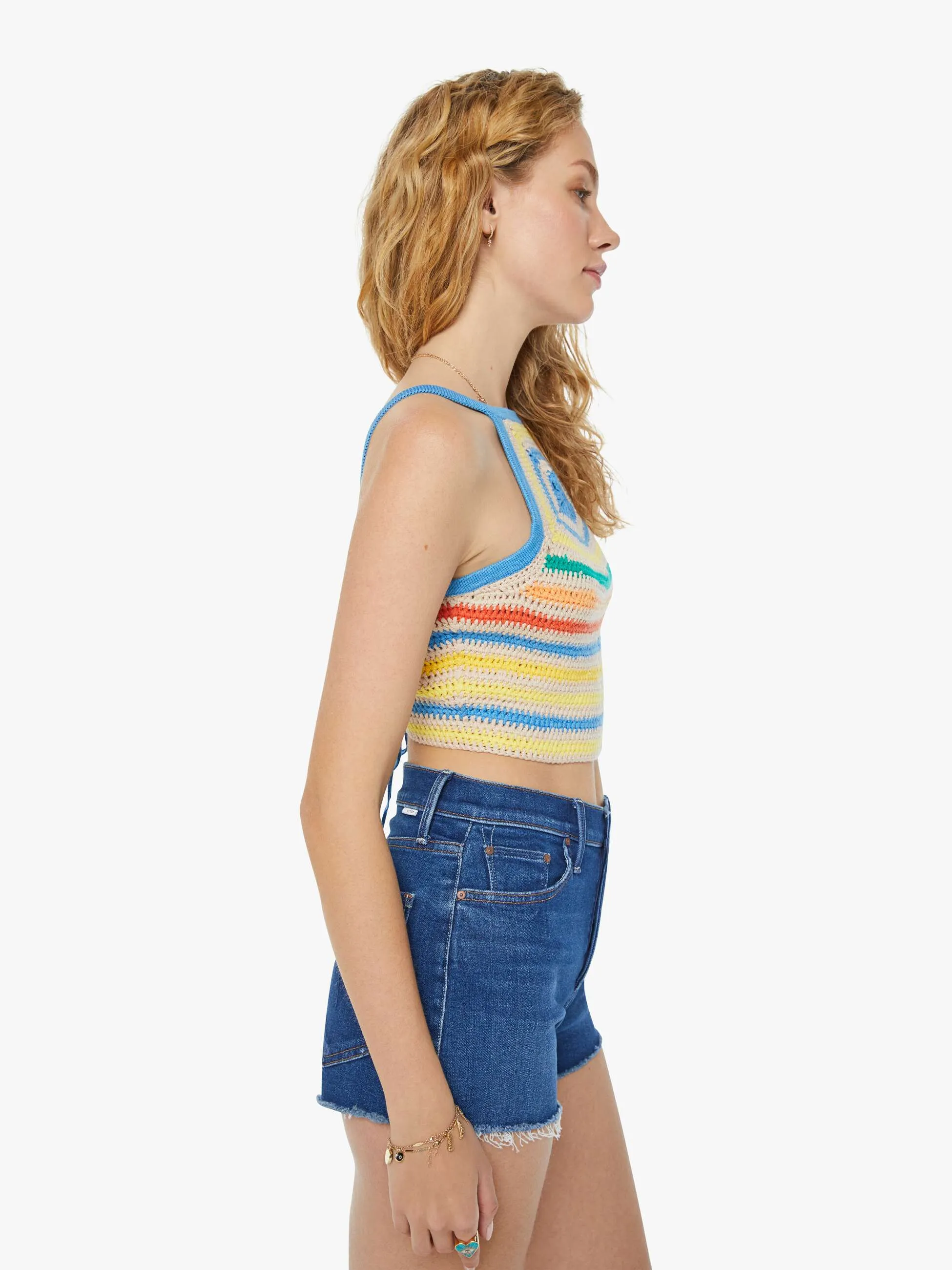 The Cinch Tank - Candy Stripe sold by MOTHER product image thumbnail 3