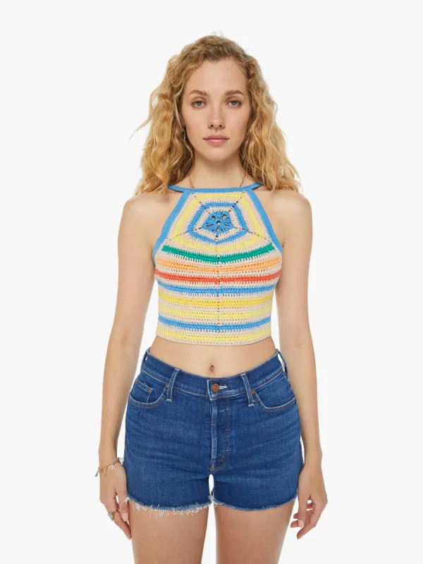 The Cinch Tank - Candy Stripe sold by MOTHER