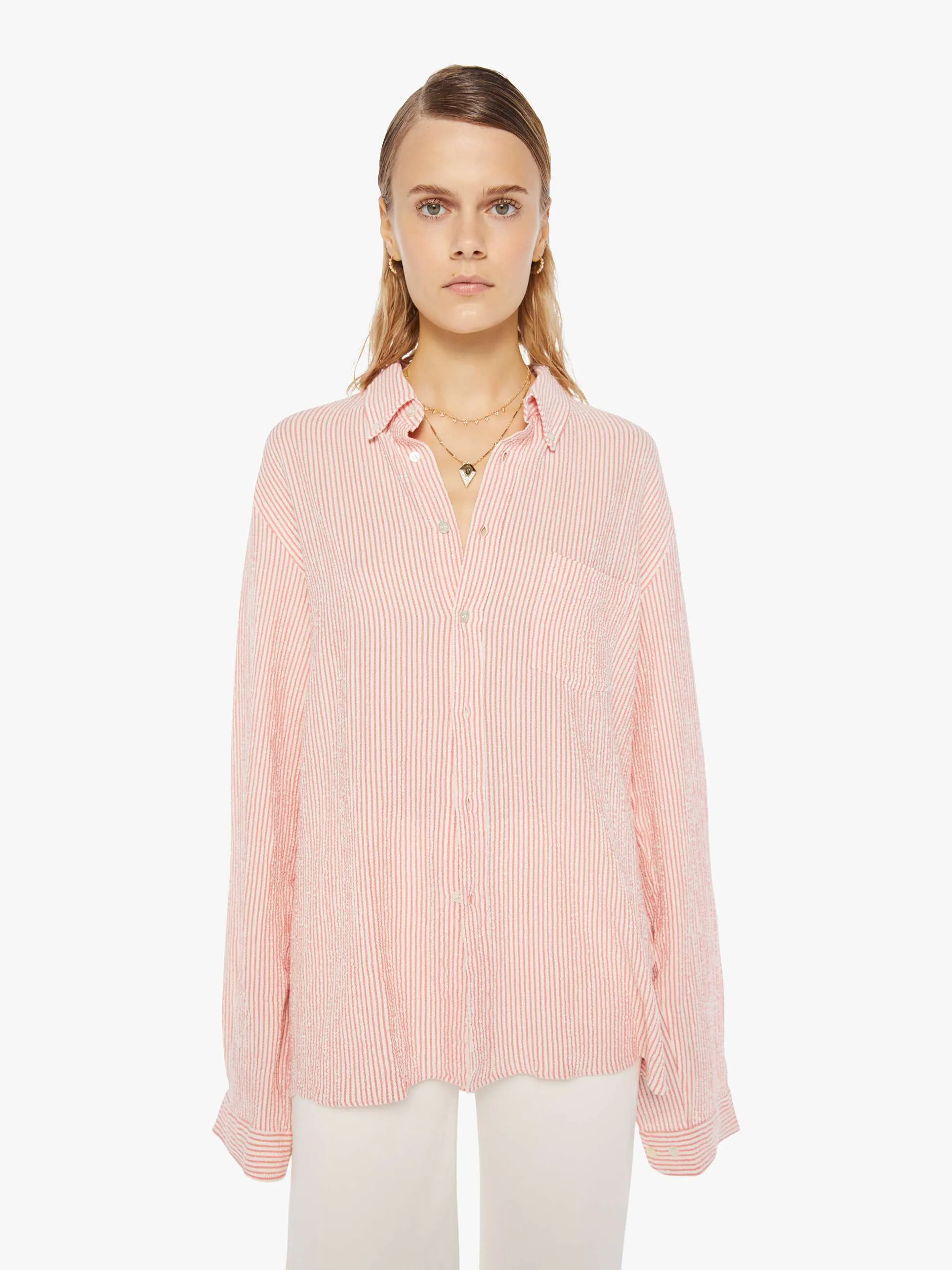 La Paz Branco Shirt - Fiesta Stripes sold by MOTHER product image thumbnail 2