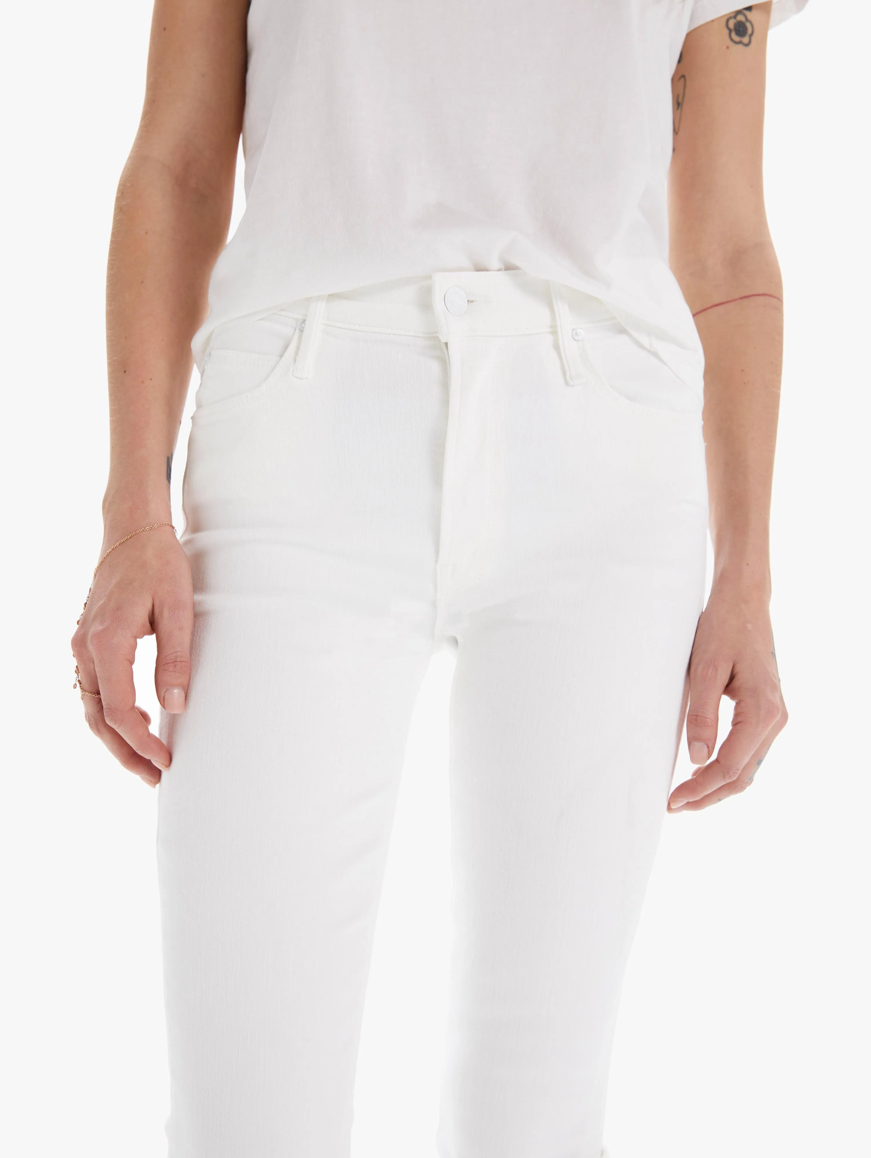 The Mid Rise Dazzler Ankle - Fairest Of Them All sold by MOTHER product image thumbnail 5