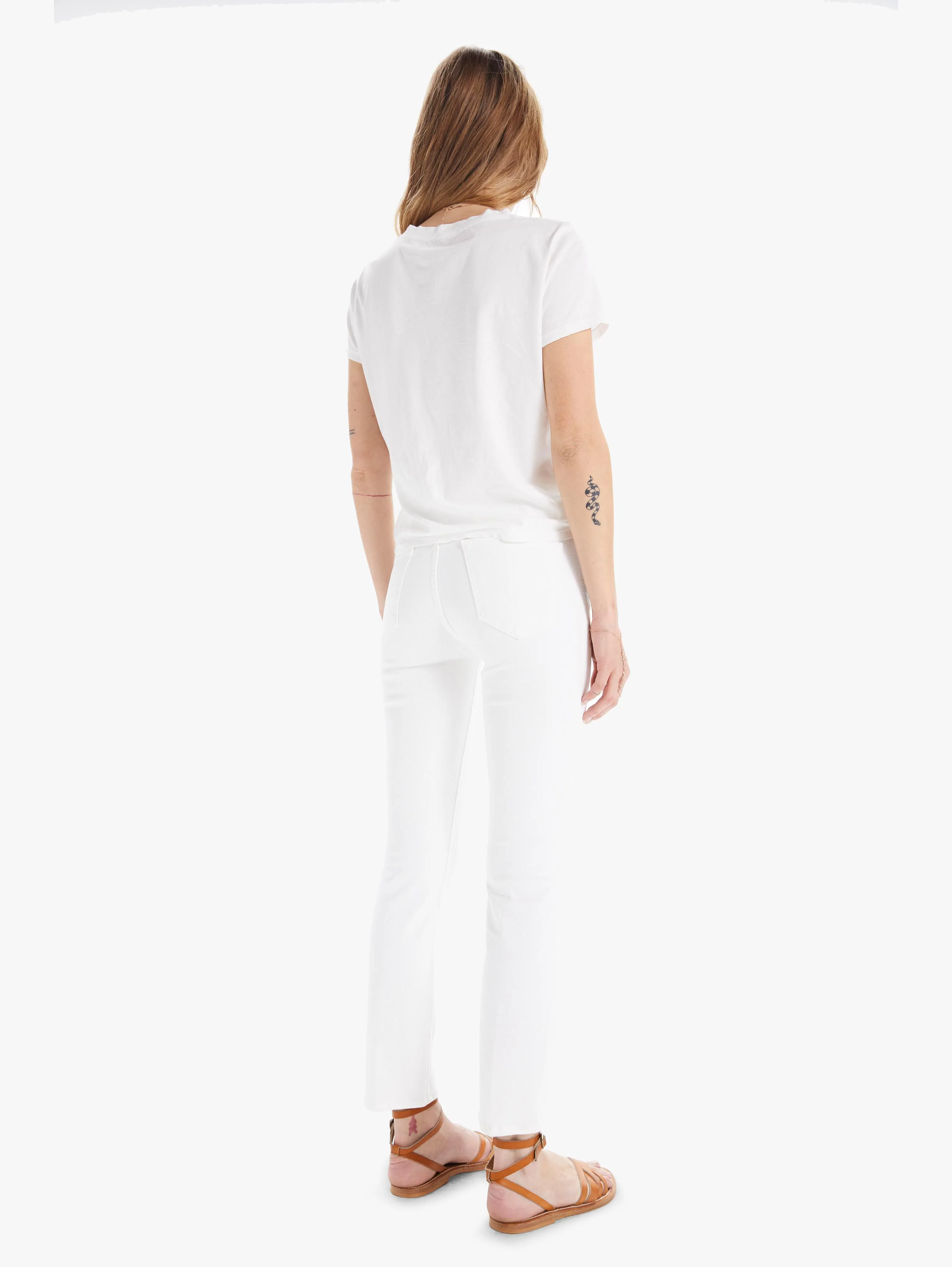 The Mid Rise Dazzler Ankle - Fairest Of Them All sold by MOTHER product image thumbnail 4