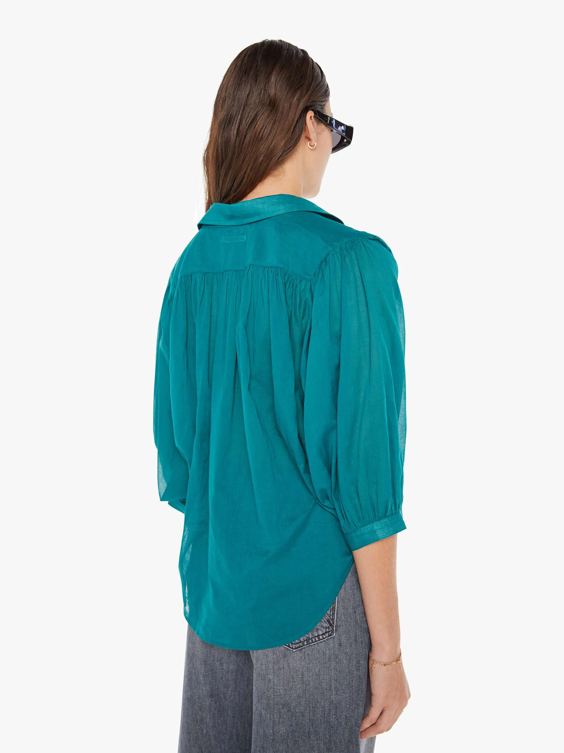 The Breeze Top - Teal Green sold by MOTHER product image thumbnail 4