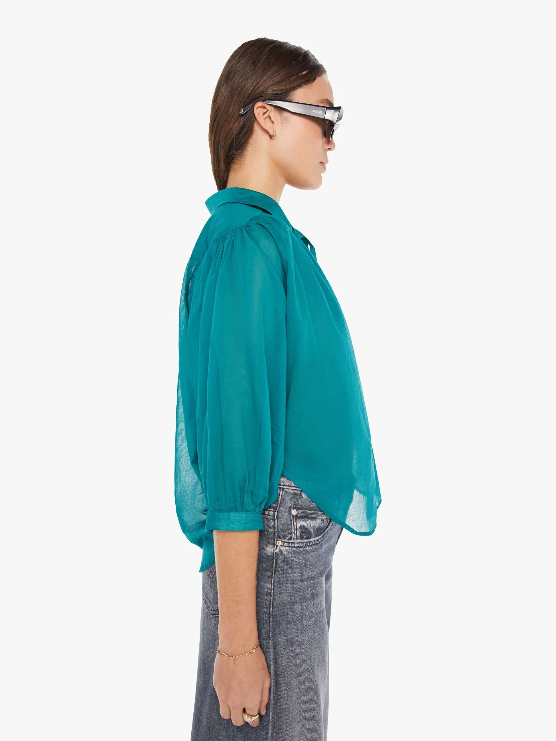 The Breeze Top - Teal Green sold by MOTHER product image thumbnail 3