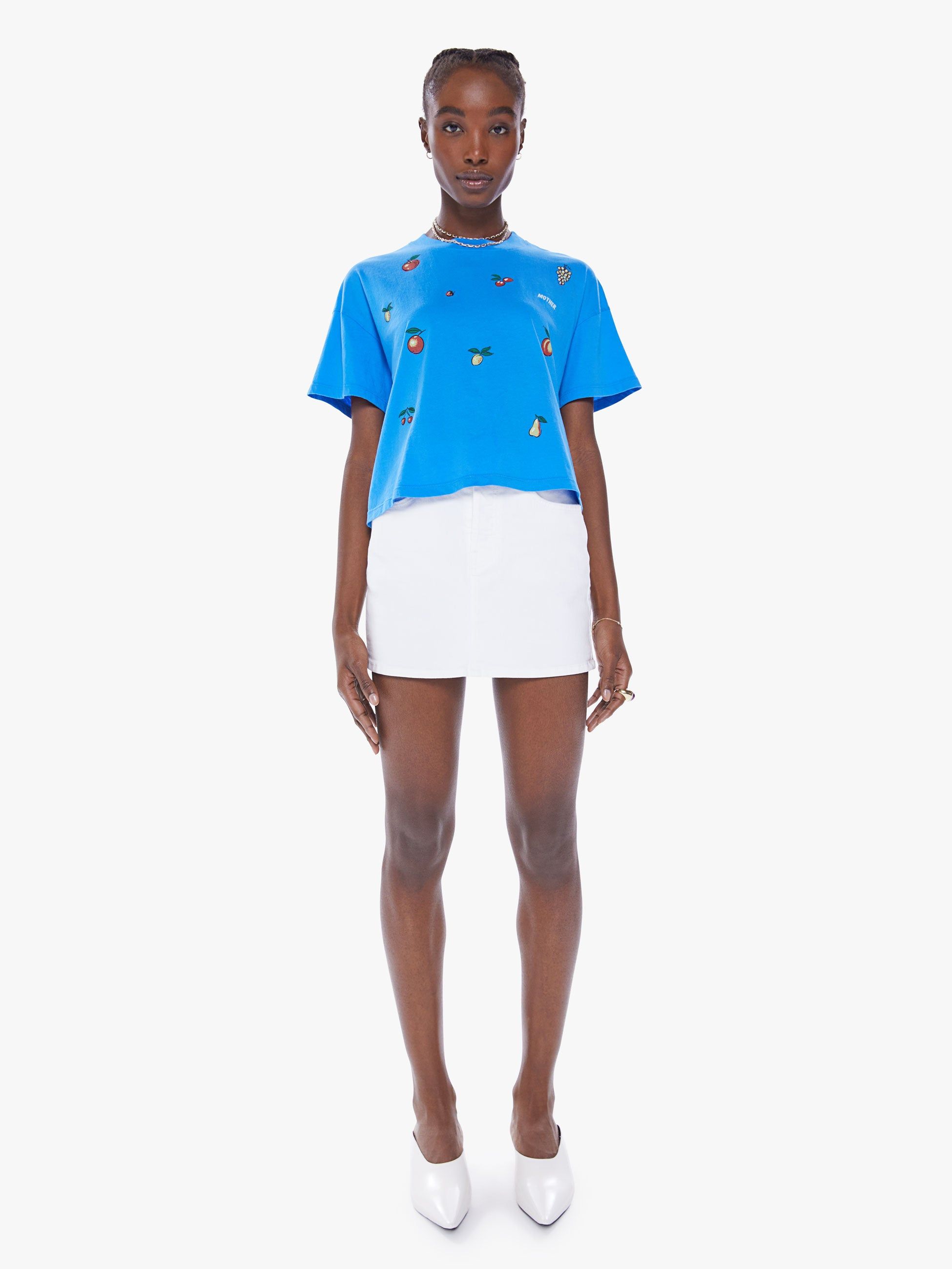 The Grab Bag Crop Tee - Fruit Cocktail sold by MOTHER product image thumbnail 5