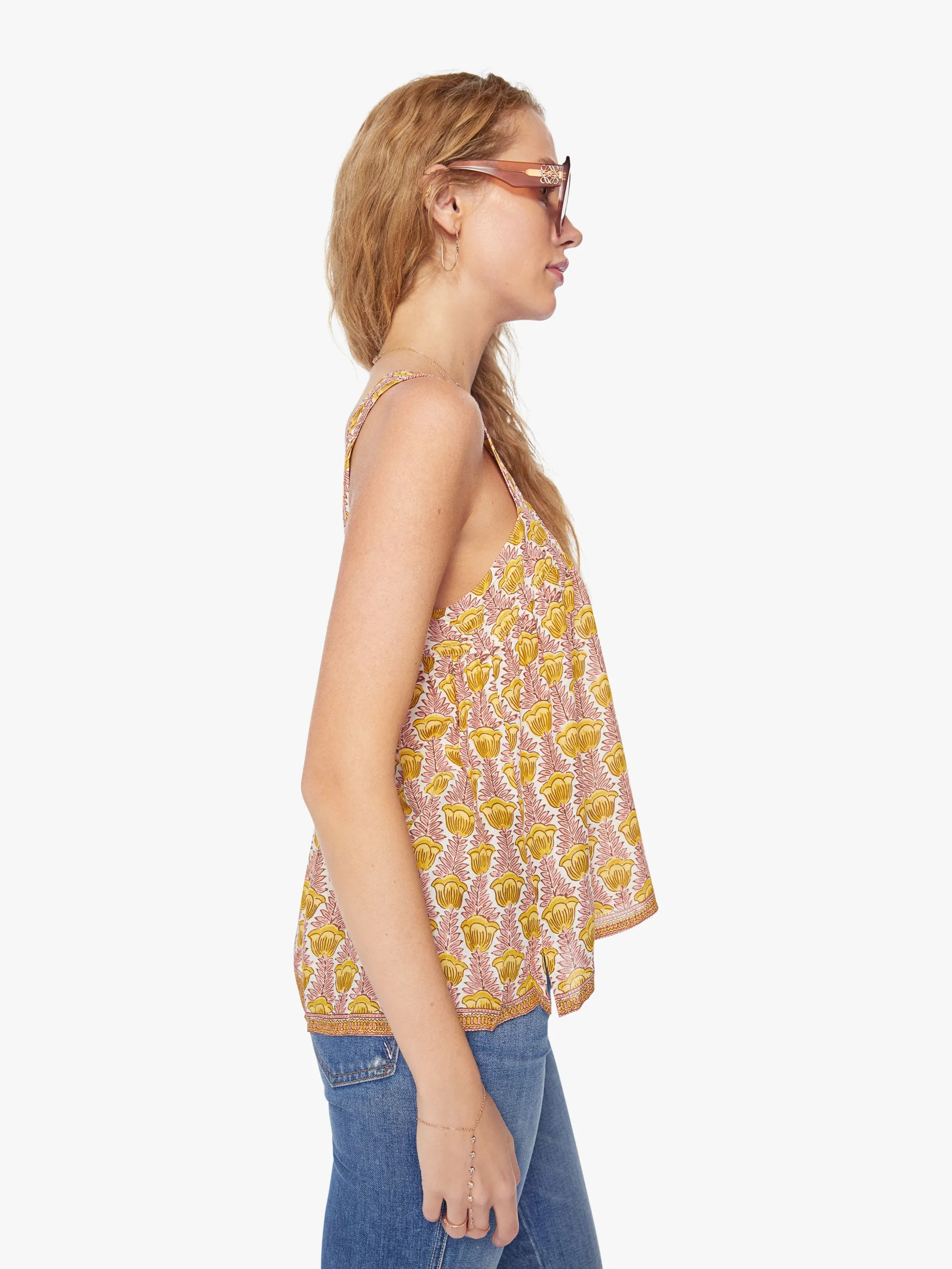 Natalie Martin Jasmine Top - Tulip Bahamas Pink sold by MOTHER product image thumbnail 3