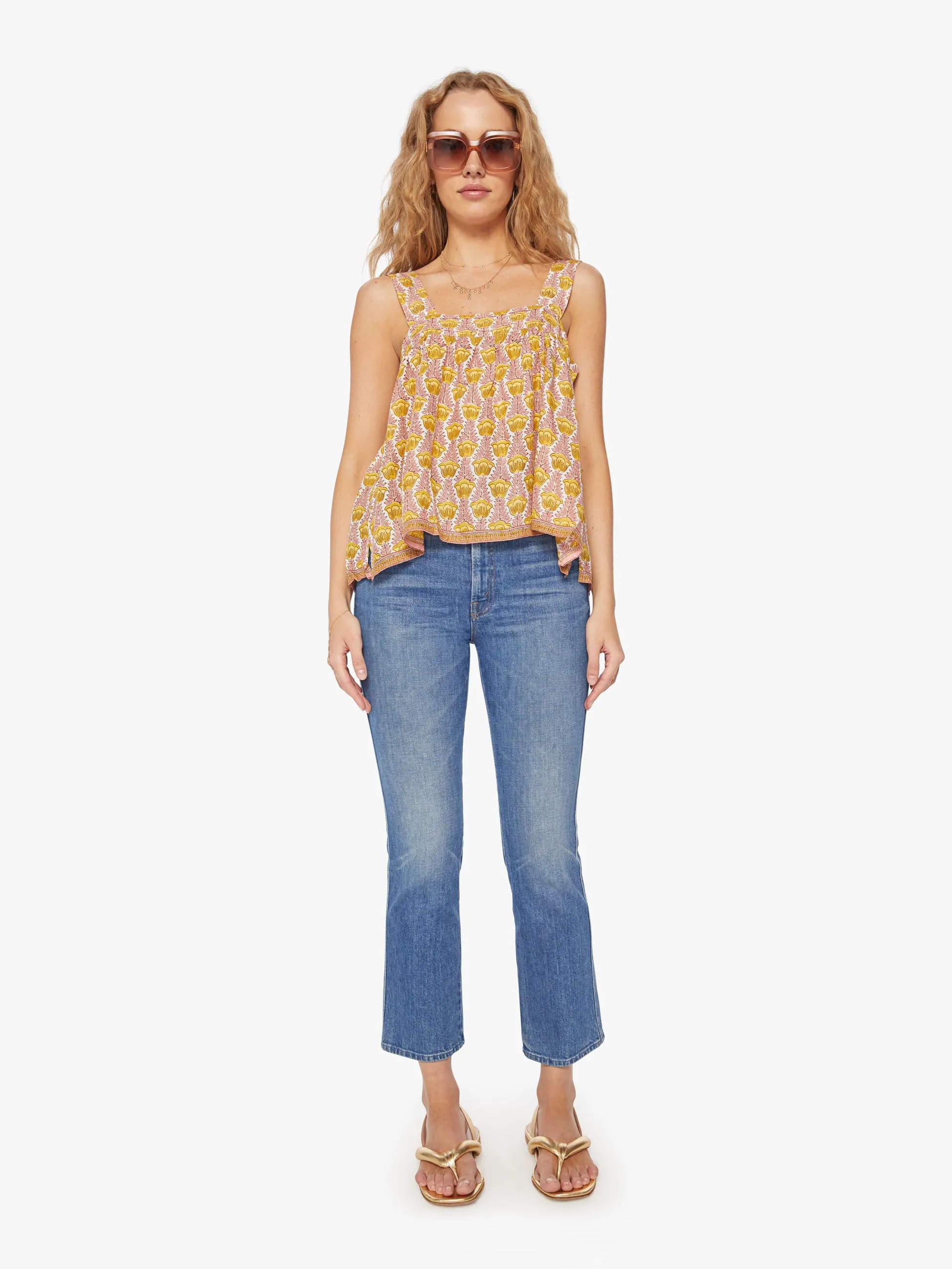 Natalie Martin Jasmine Top - Tulip Bahamas Pink sold by MOTHER product image thumbnail 5