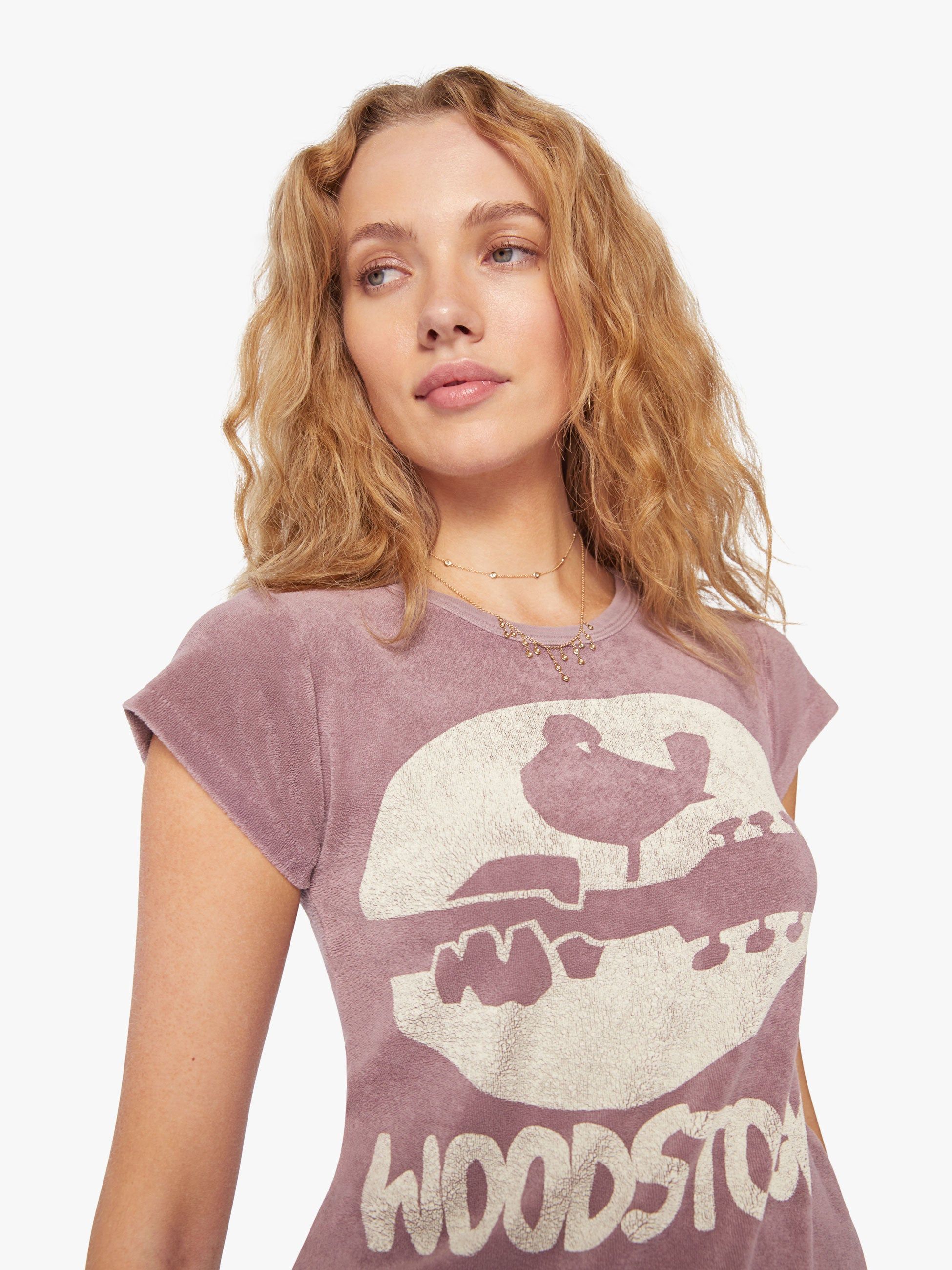 MadeWorn Woodstock Terry Shrunken Tee - Purple Haze sold by MOTHER product image thumbnail 5