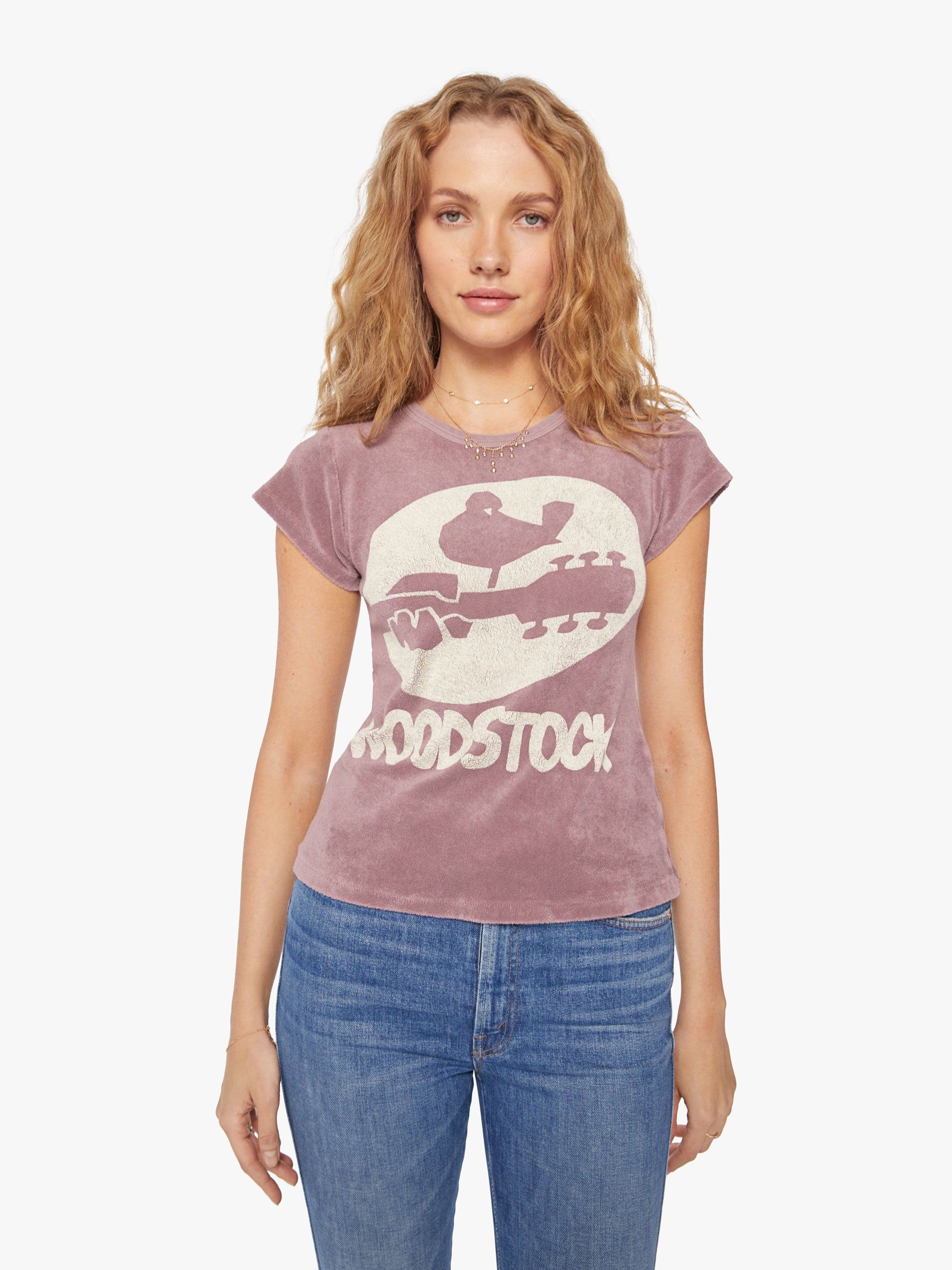 MadeWorn Woodstock Terry Shrunken Tee - Purple Haze sold by MOTHER